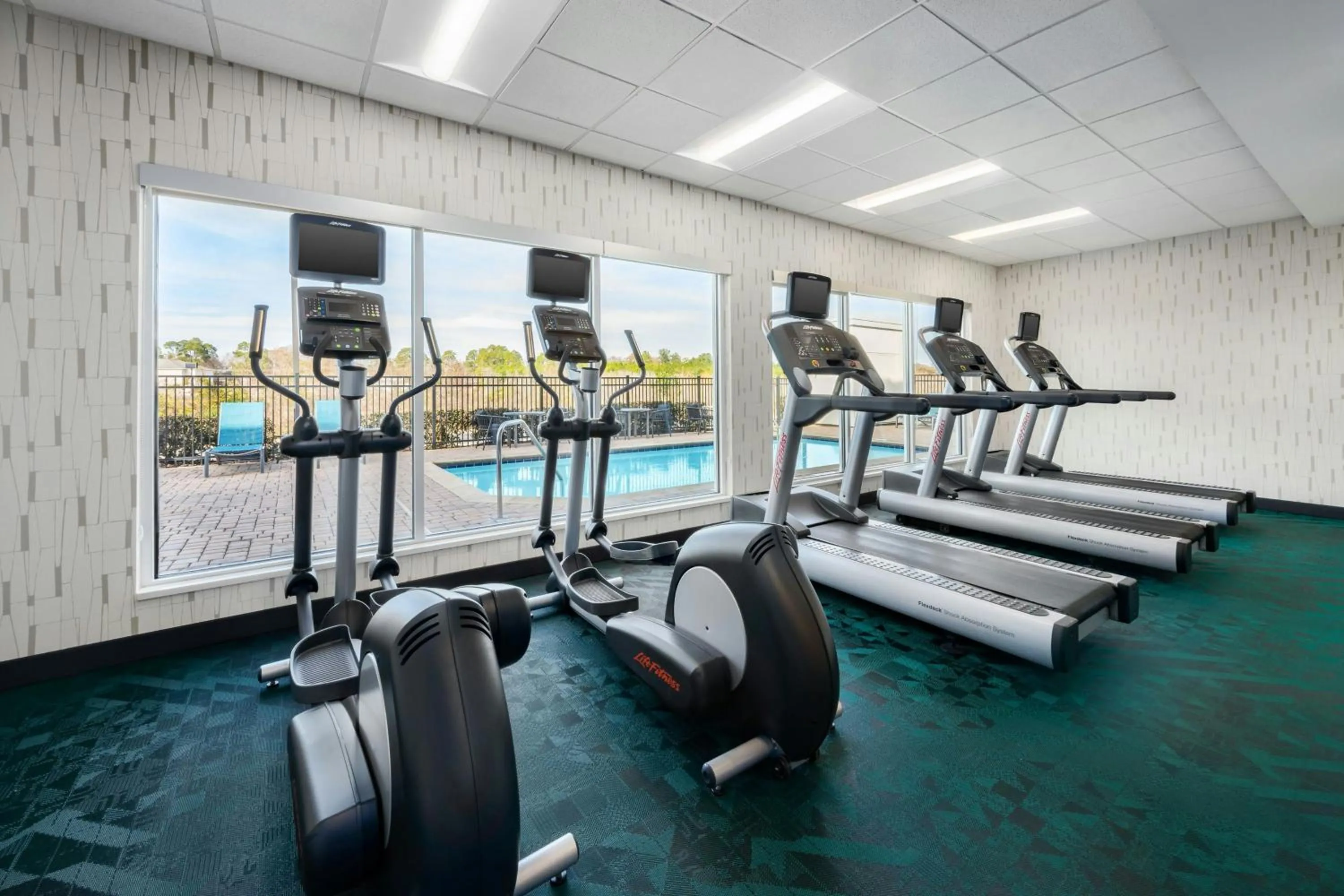 Fitness centre/facilities in TownePlace Suites Dothan