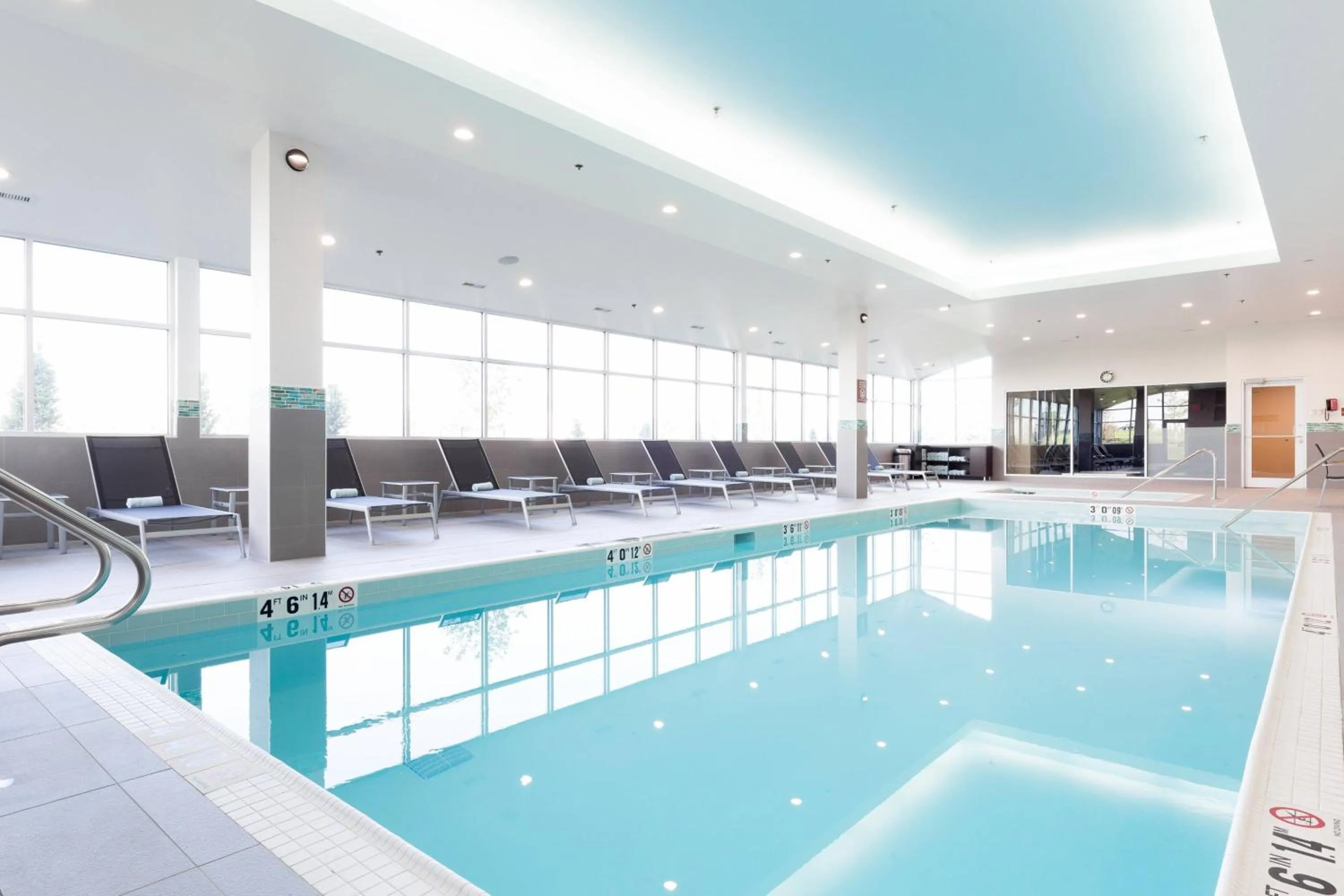 Swimming pool in TownePlace Suites by Marriott Edmonton South