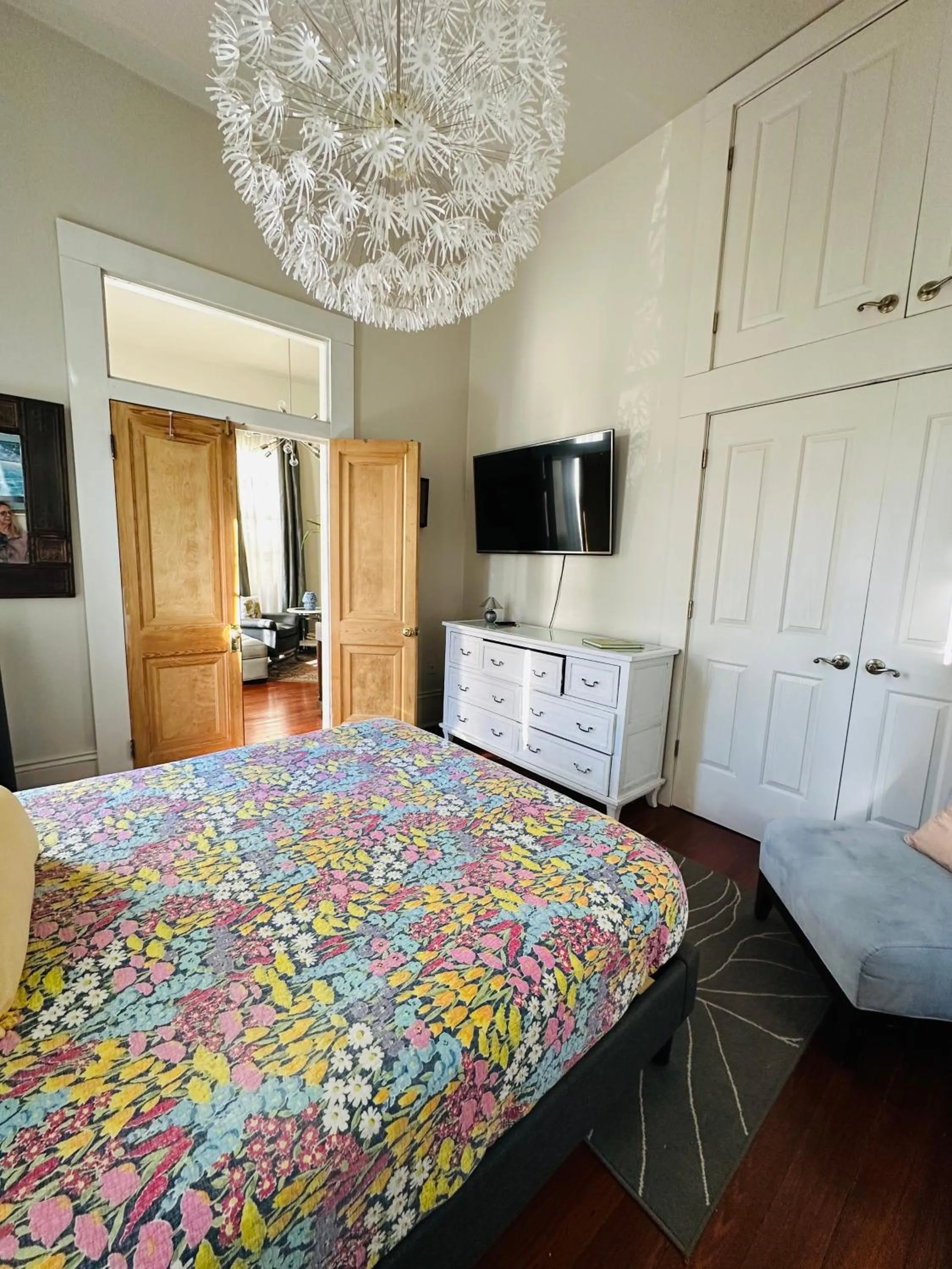 Bed in Creole Cottage Uptown