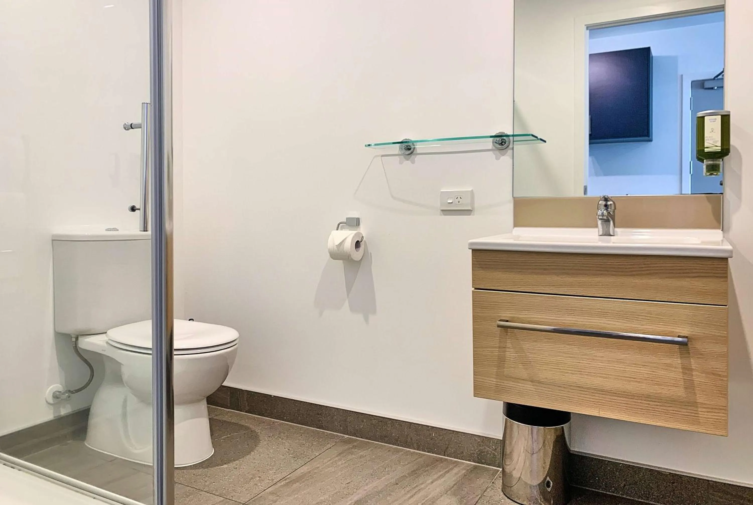 Bathroom in Ramada Suites by Wyndham Albany