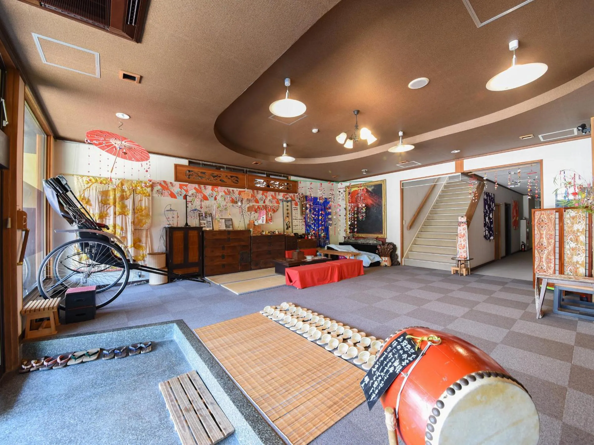 Lobby or reception in Ryokan Marue Honkan