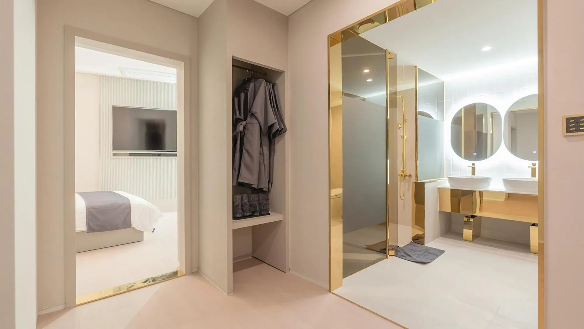 Bed in Denbasta Central Hotel Seomyeon