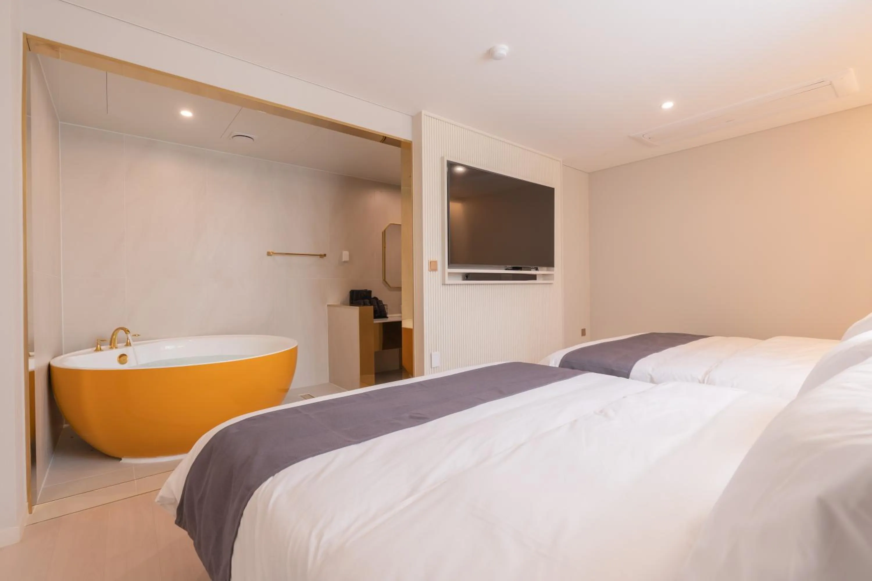 Bed in Denbasta Central Hotel Seomyeon