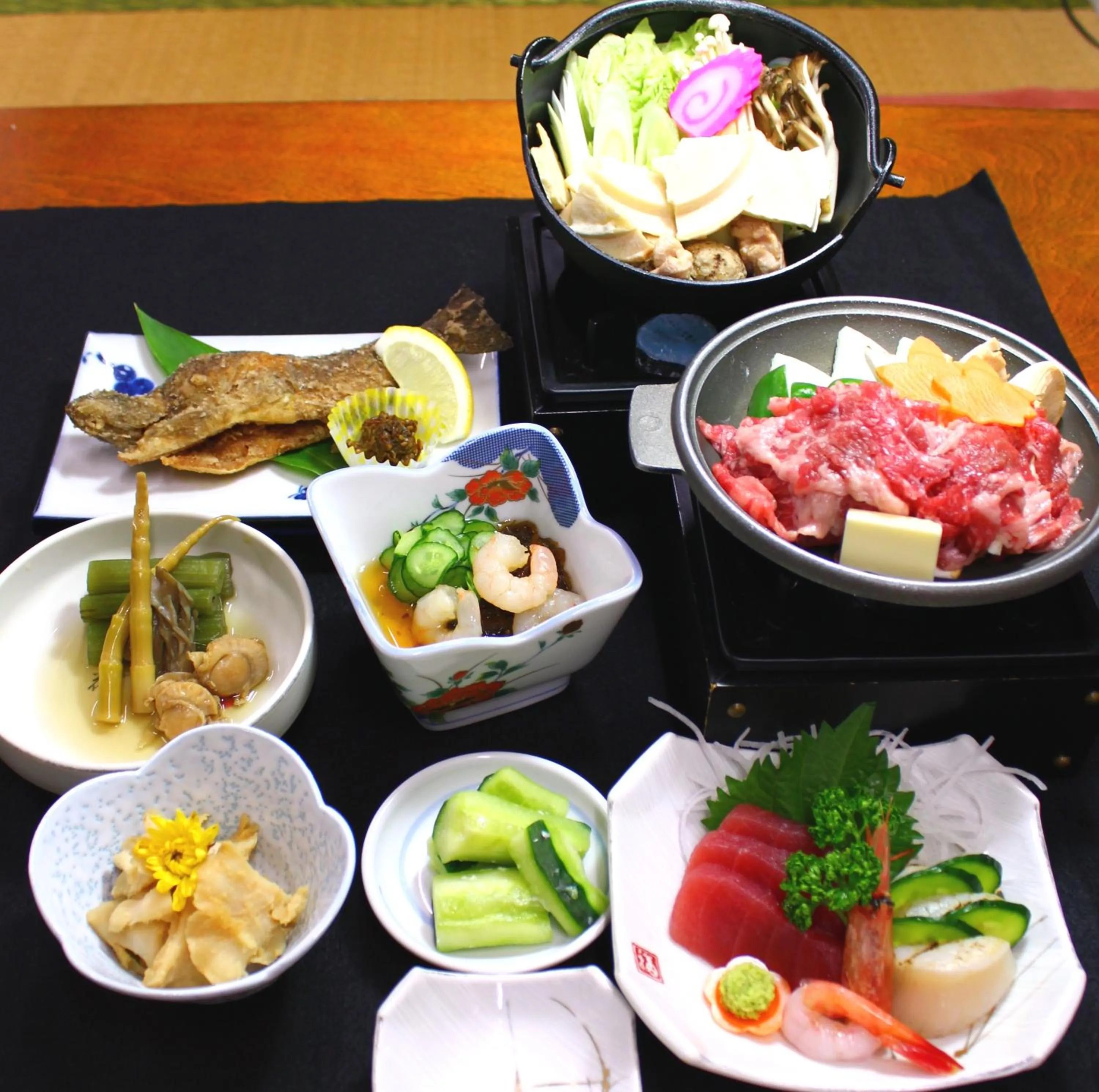 Dinner in Oirase Guest house KEGETSU