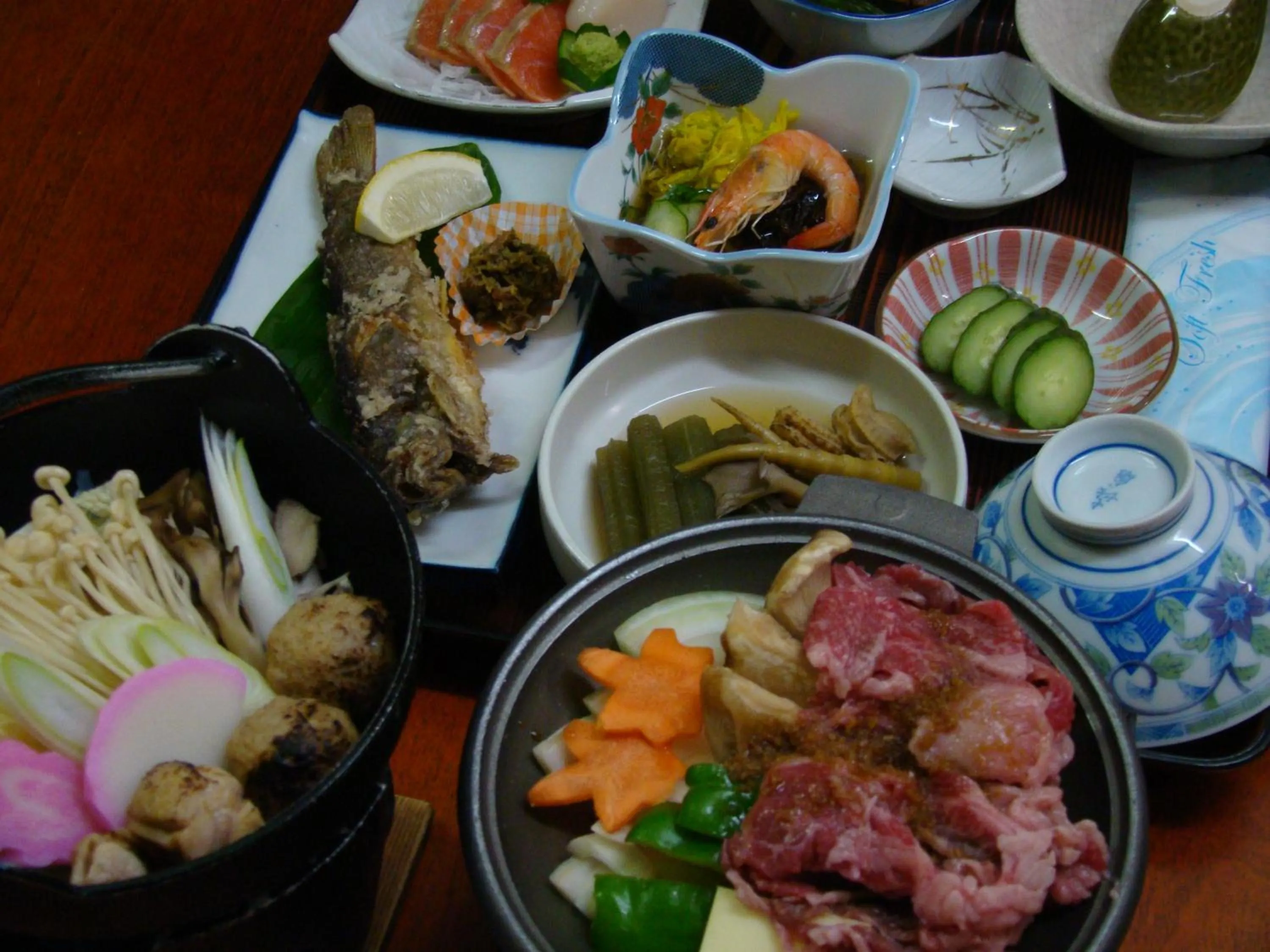 Dinner in Oirase Guest house KEGETSU