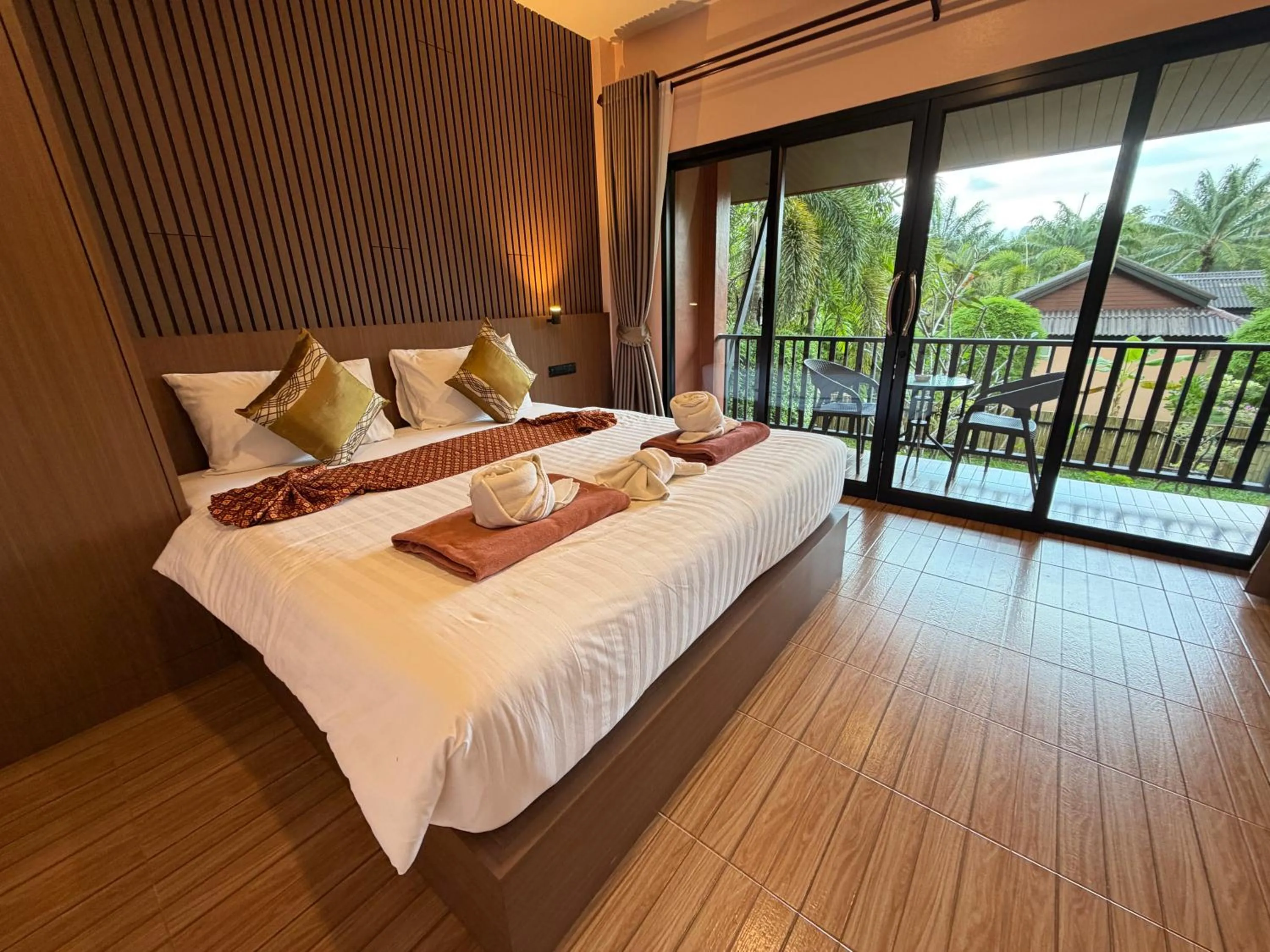 Bed in Palm Kiri Aonang Resort