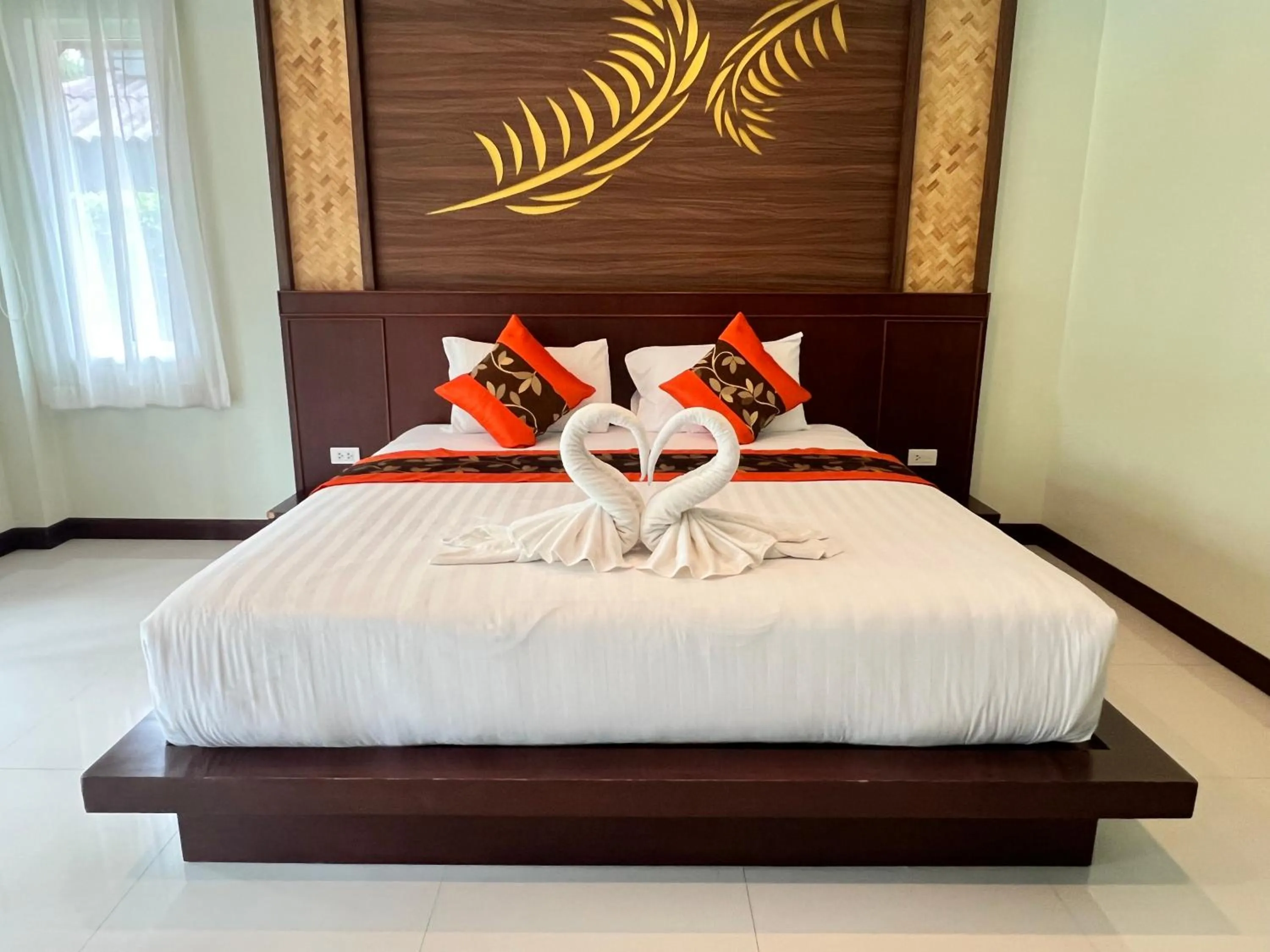 Bed in Palm Kiri Aonang Resort