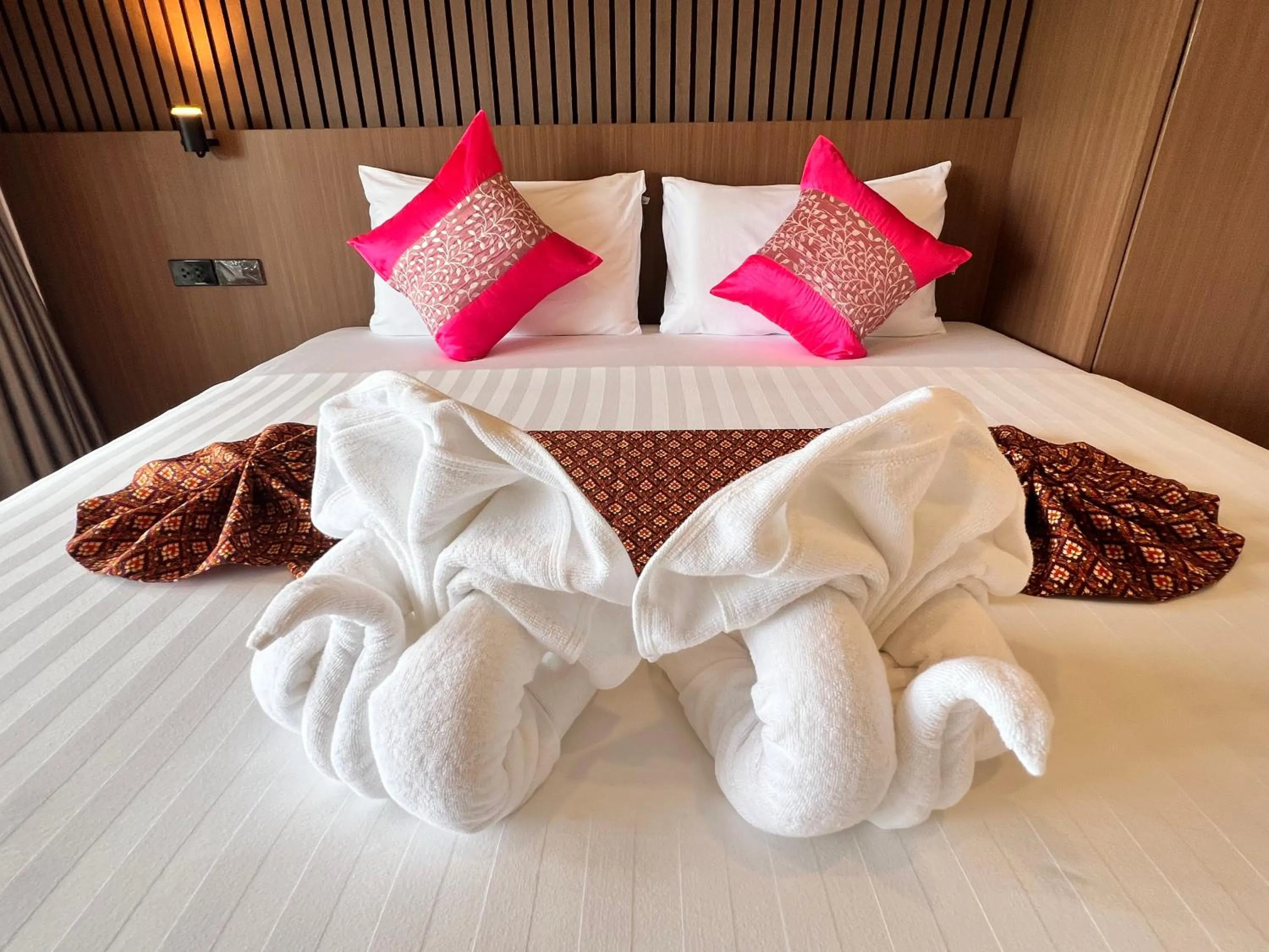 Bed in Palm Kiri Aonang Resort