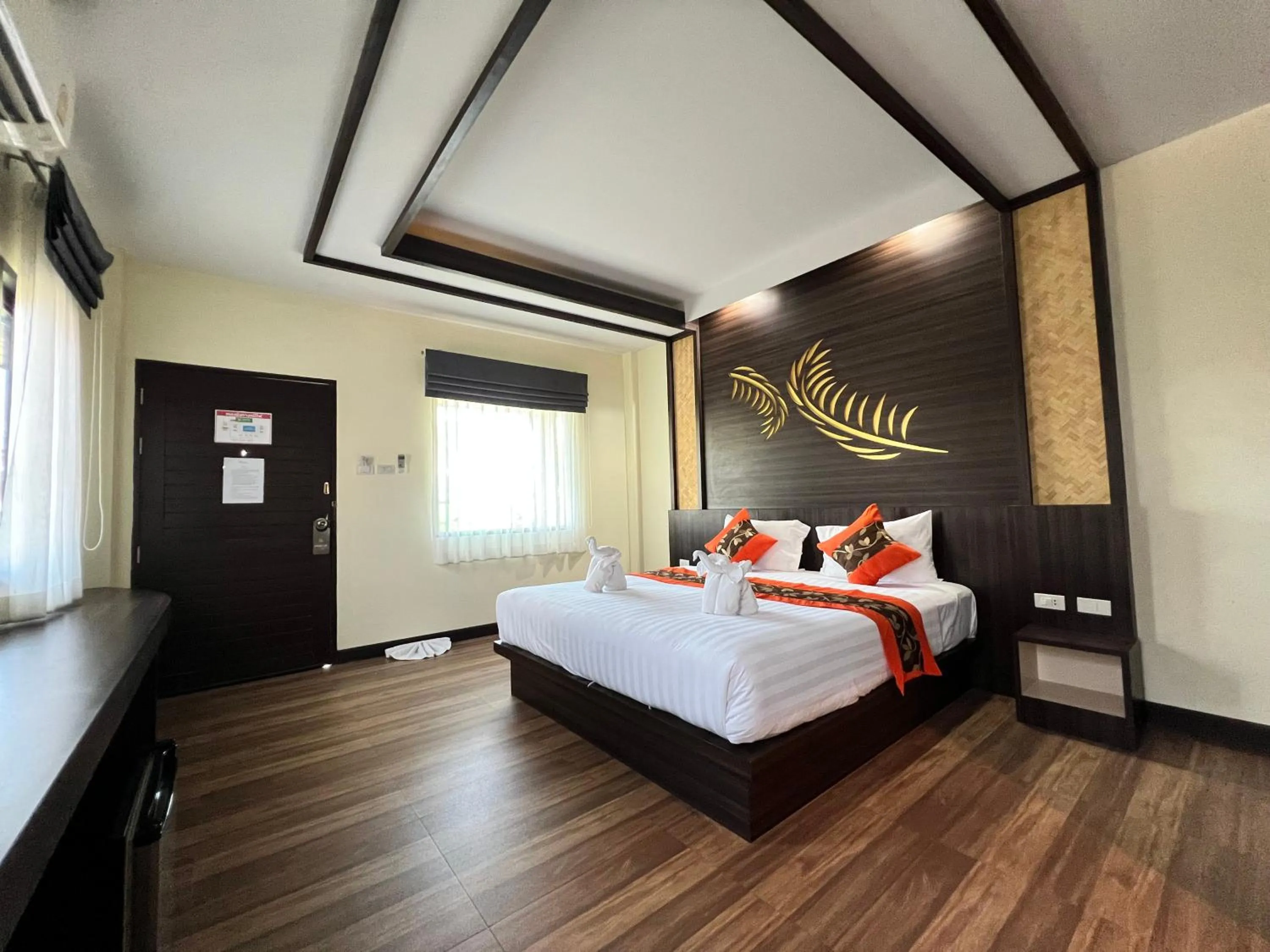 Bed in Palm Kiri Aonang Resort