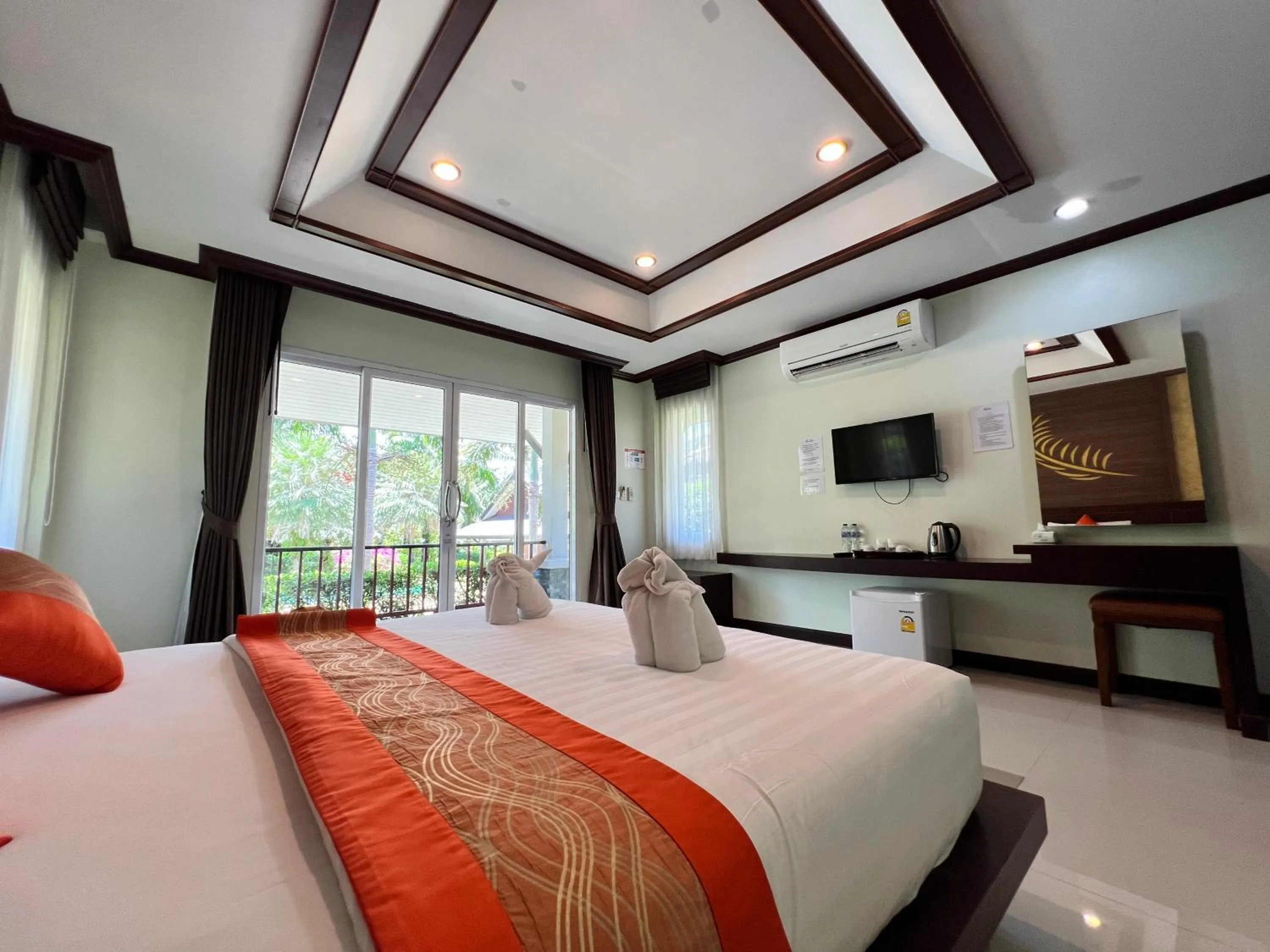 Bed in Palm Kiri Aonang Resort