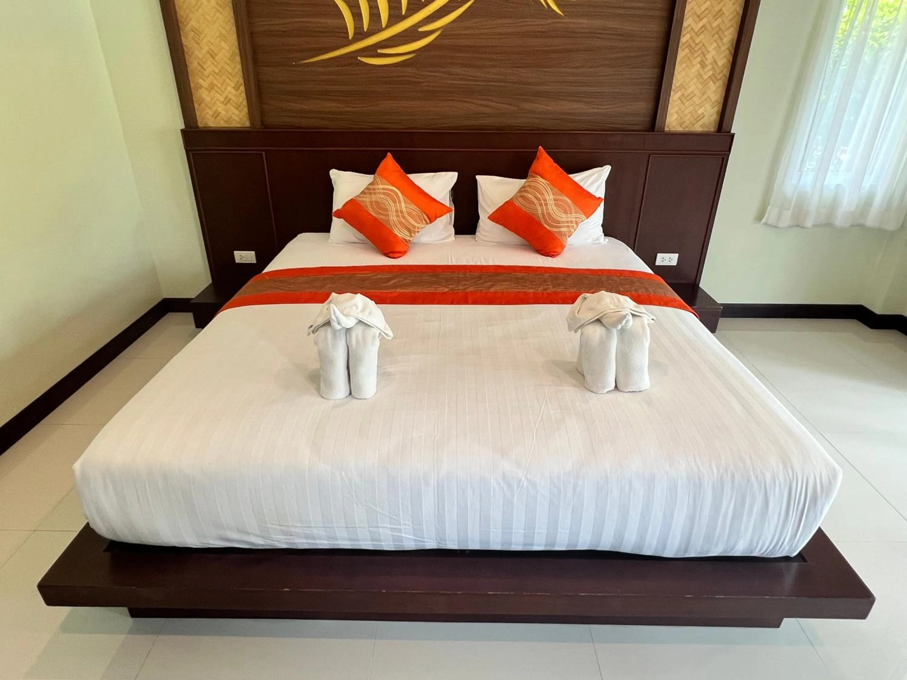 Bed in Palm Kiri Aonang Resort