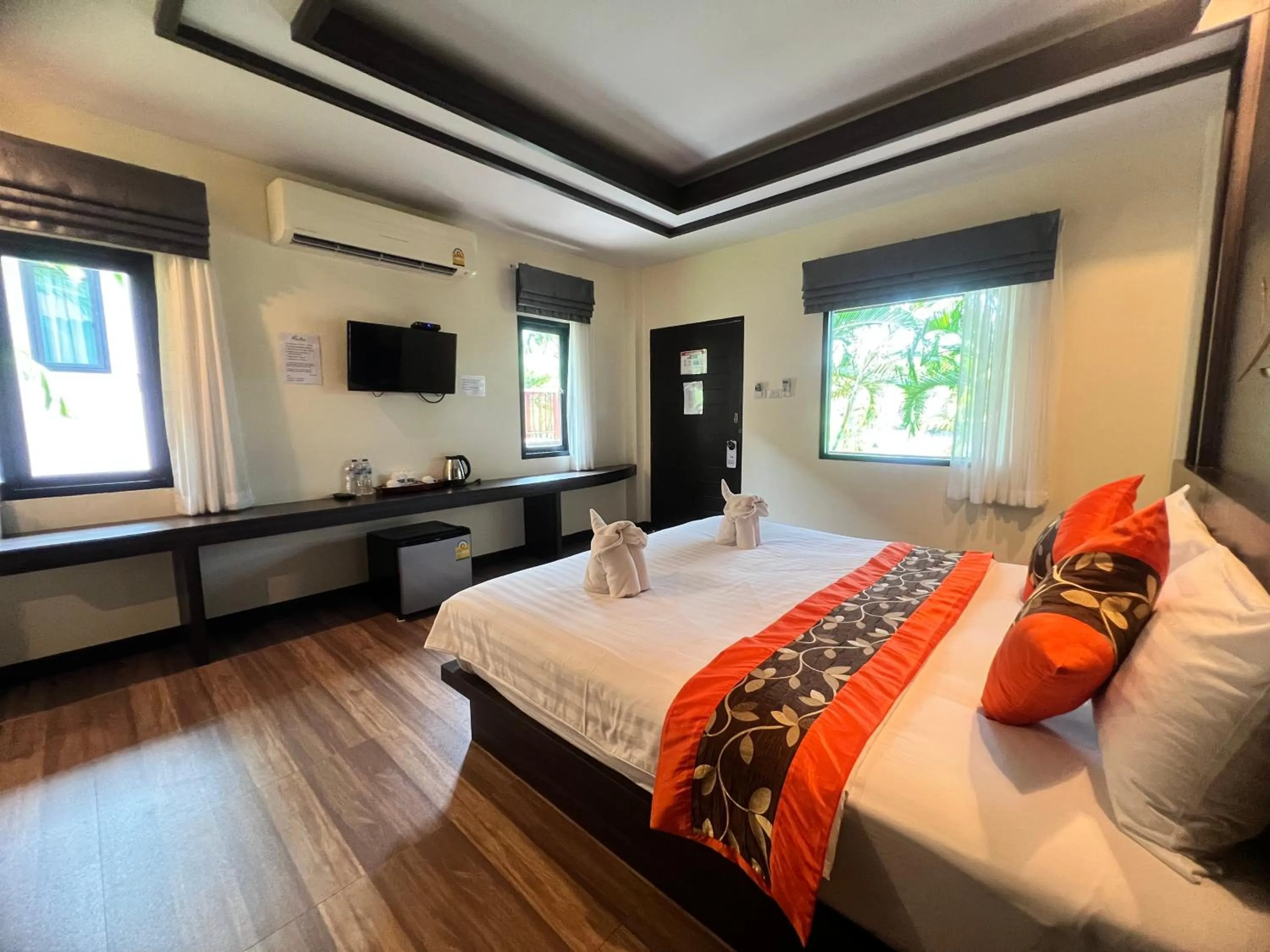 Bed in Palm Kiri Aonang Resort