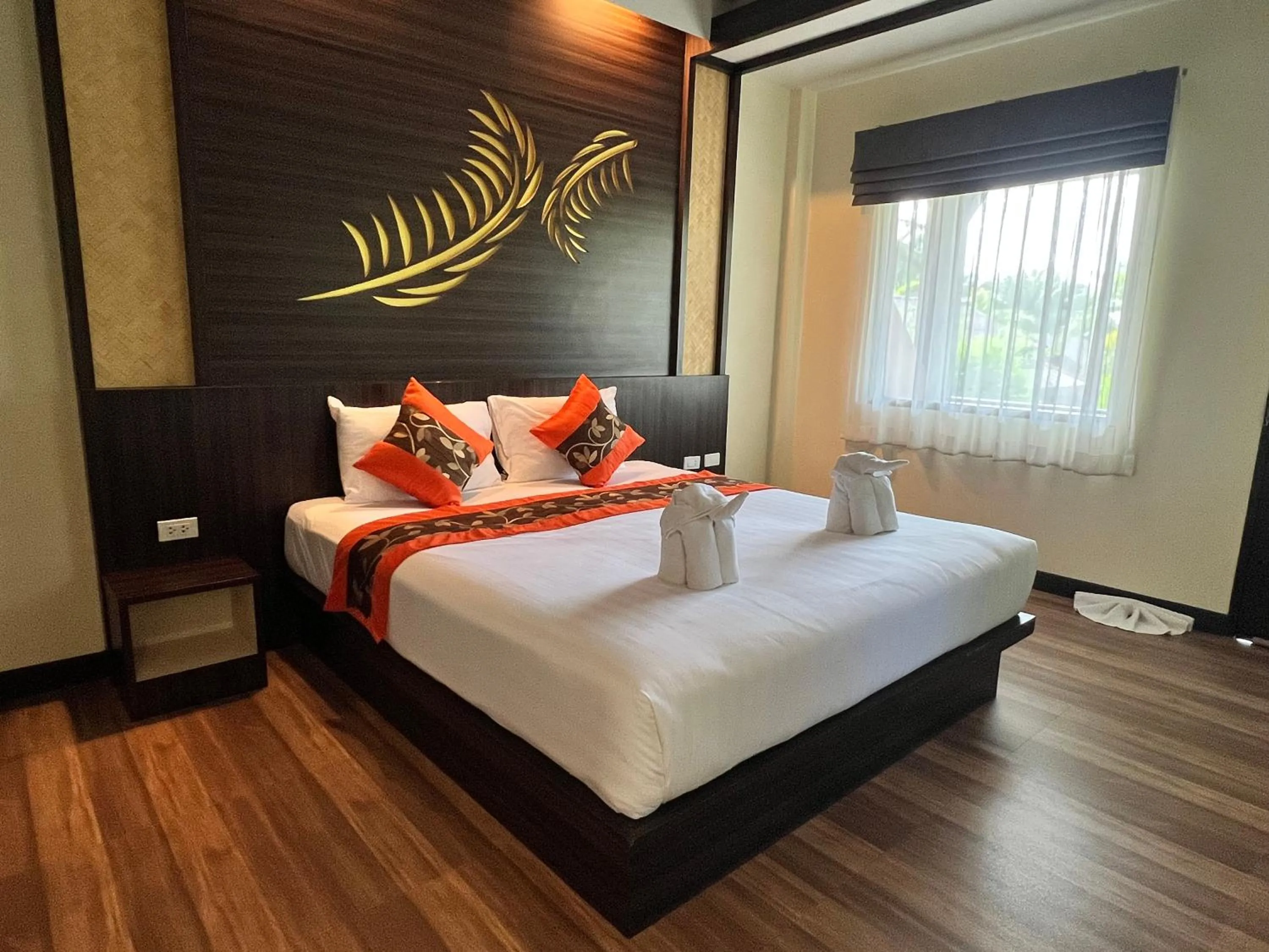 Bed in Palm Kiri Aonang Resort