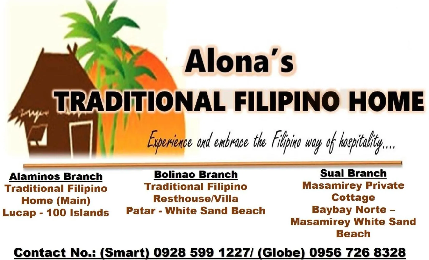 Logo/Certificate/Sign in Alona's Traditional Filipino Home near 100 Islands Wharf