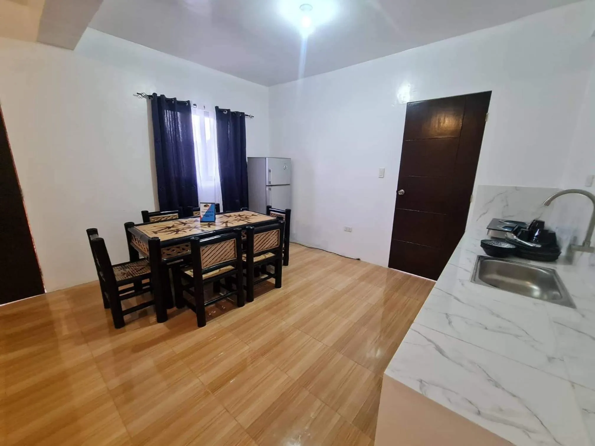 Kitchen or kitchenette, Bed in Alona's Traditional Filipino Home near 100 Islands Wharf