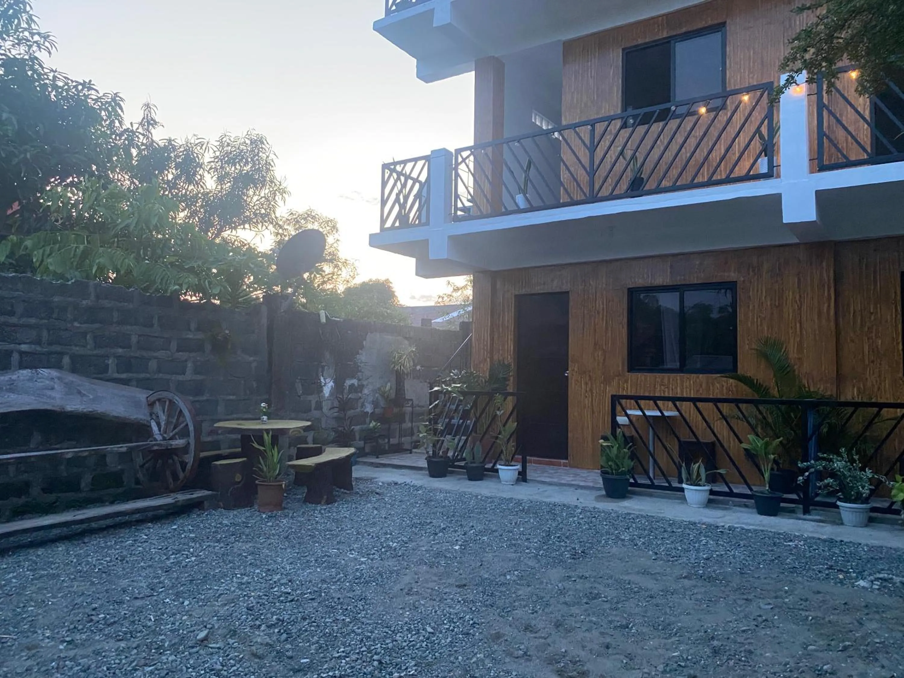 Balcony/Terrace in Alona's Traditional Filipino Home near 100 Islands Wharf