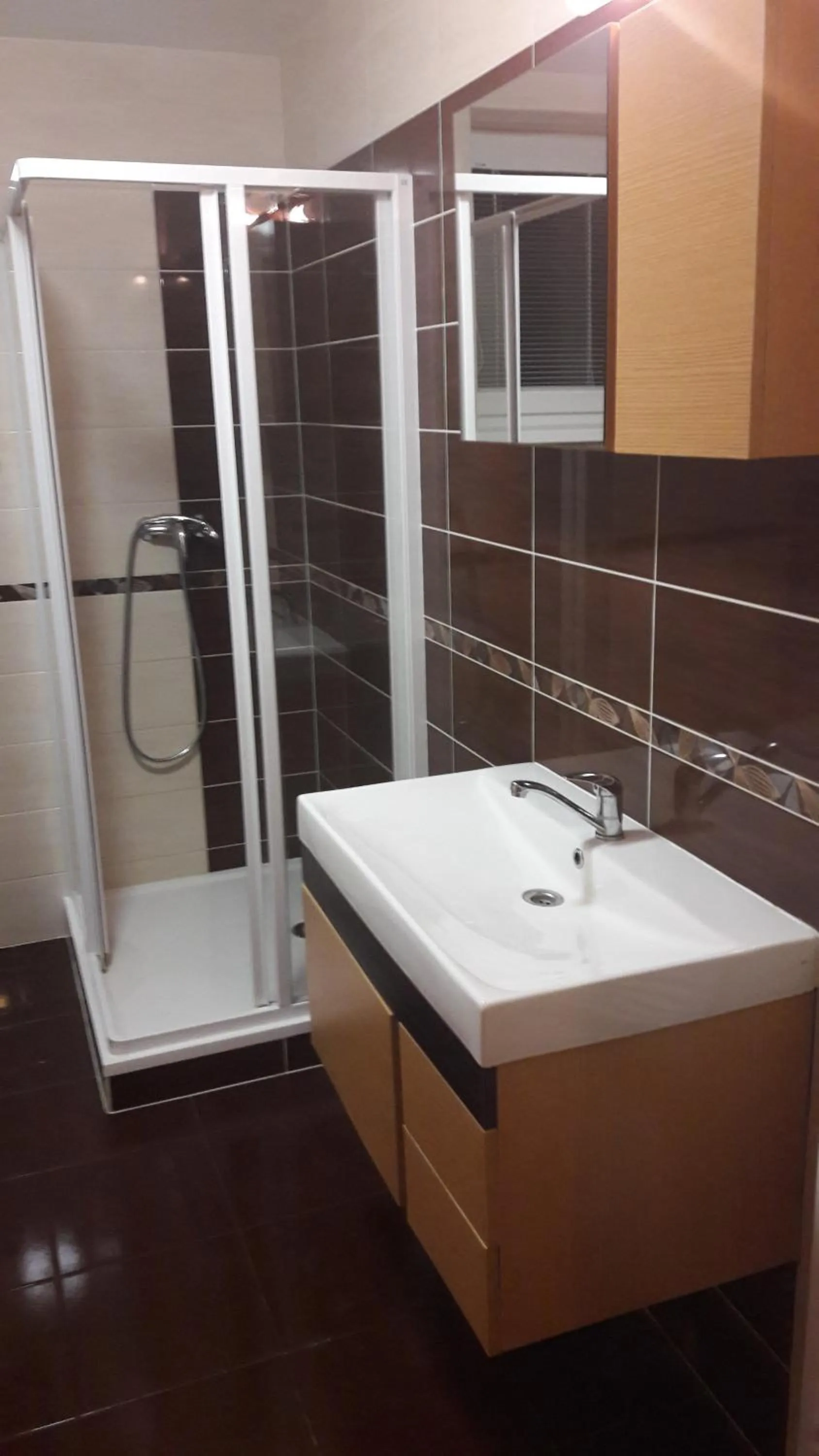 Bathroom in Modern city center apartment with private parking