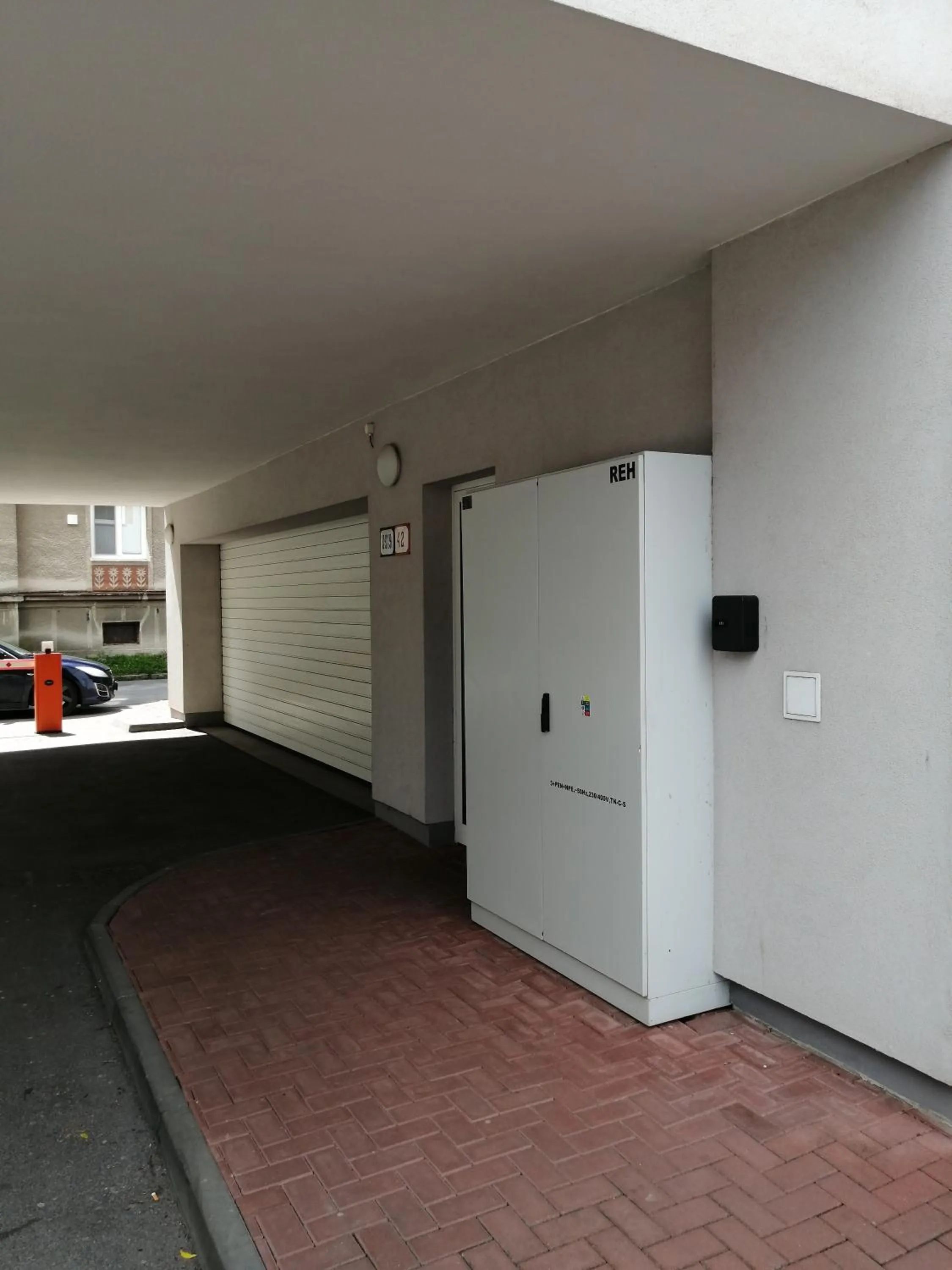 Property building in Modern city center apartment with private parking