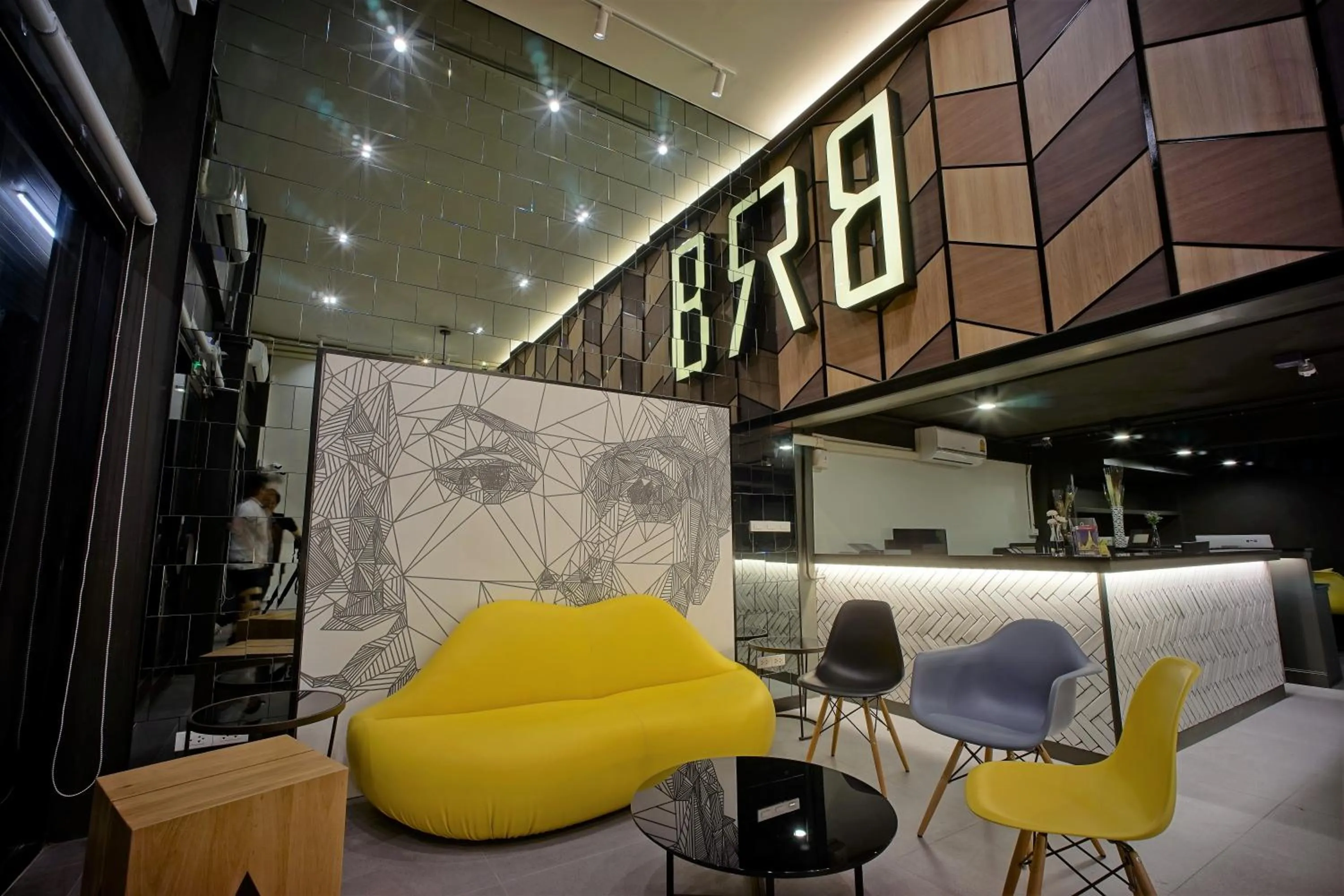 Lobby or reception in BRB Hostel Bangkok Silom