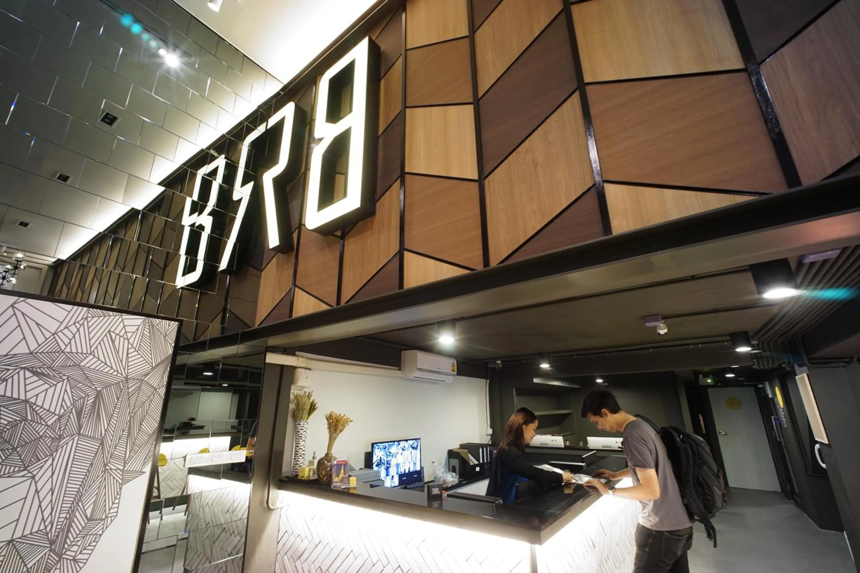 Lobby or reception in BRB Hostel Bangkok Silom