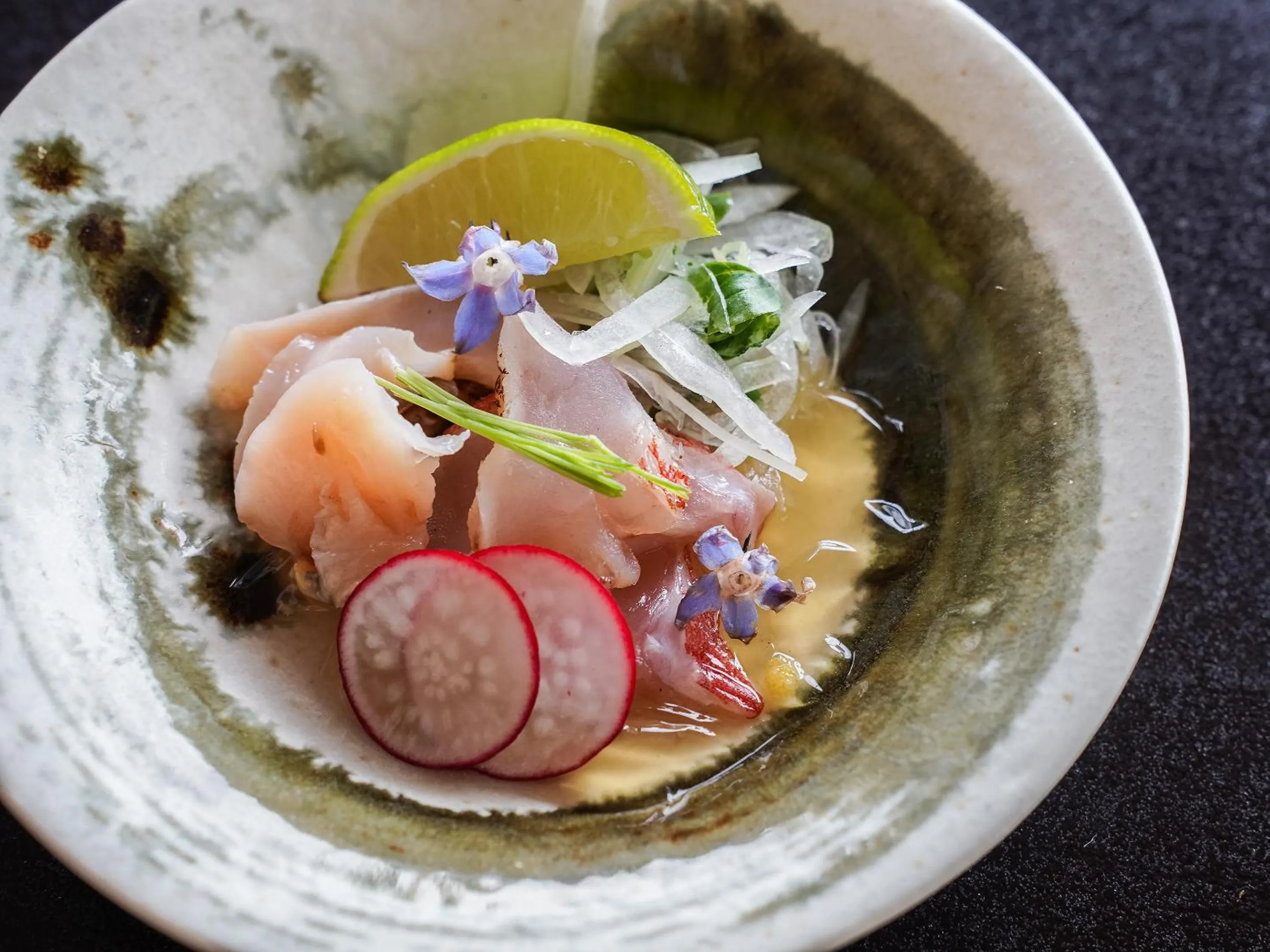 Food close-up in IZU RETREAT by Onko Chishin