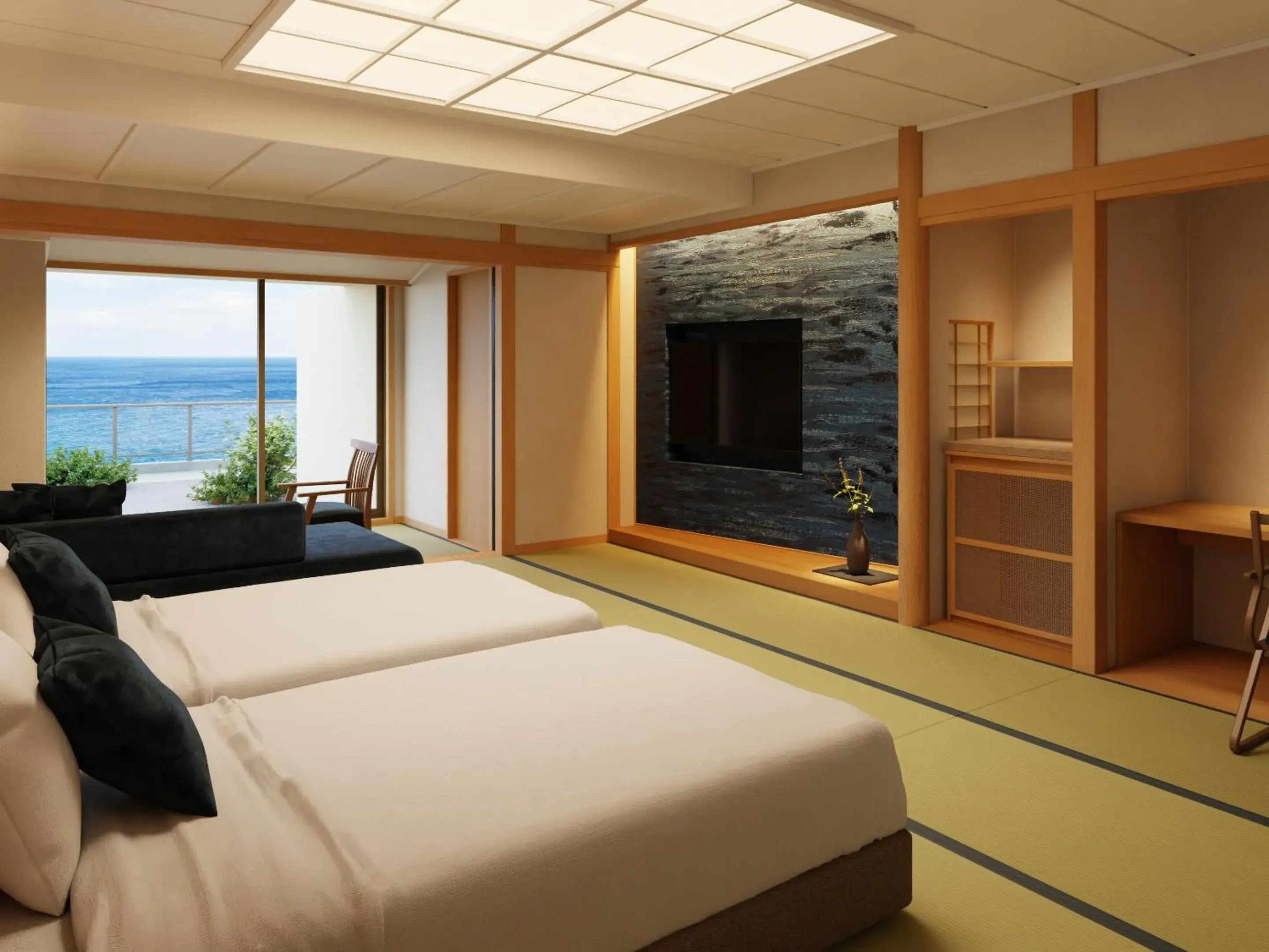 Economy Twin Room - single occupancy in IZU RETREAT by Onko Chishin Economy Twin Room - single occupancy in IZU RETREAT by Onko Chishin