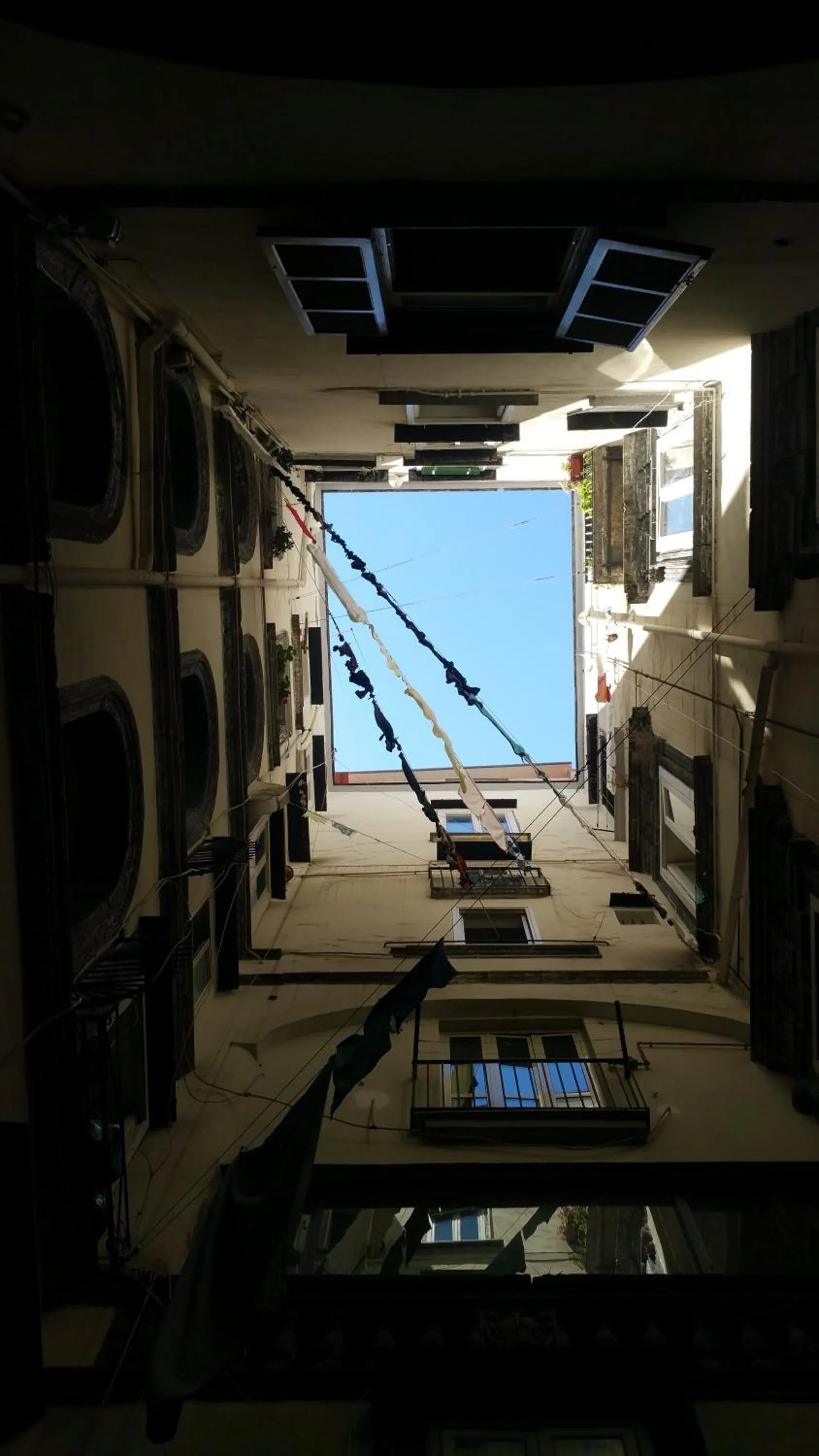 Bird's eye view in Naples Pizza Hostel
