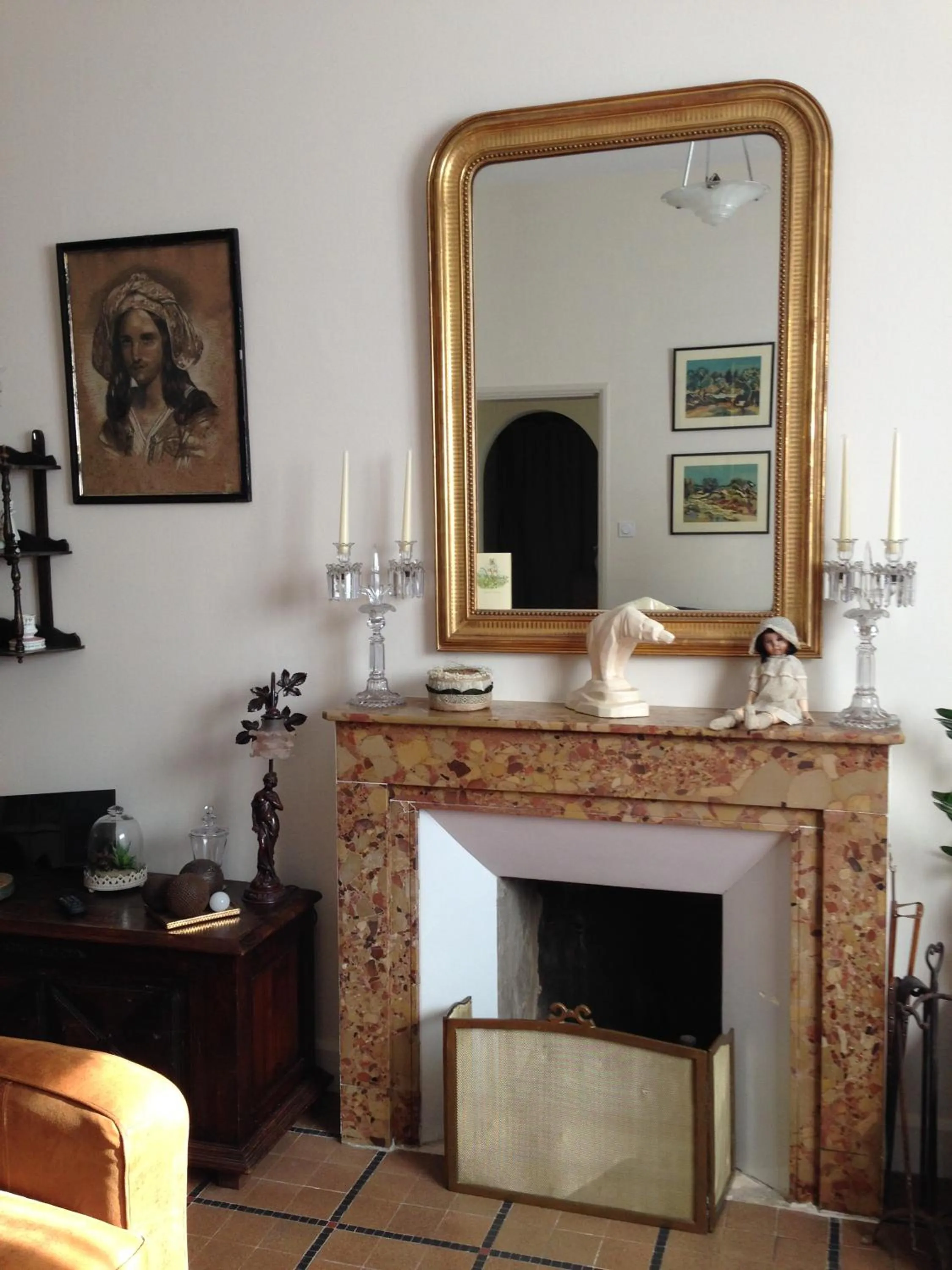 Decorative detail in B&B Villa Regina