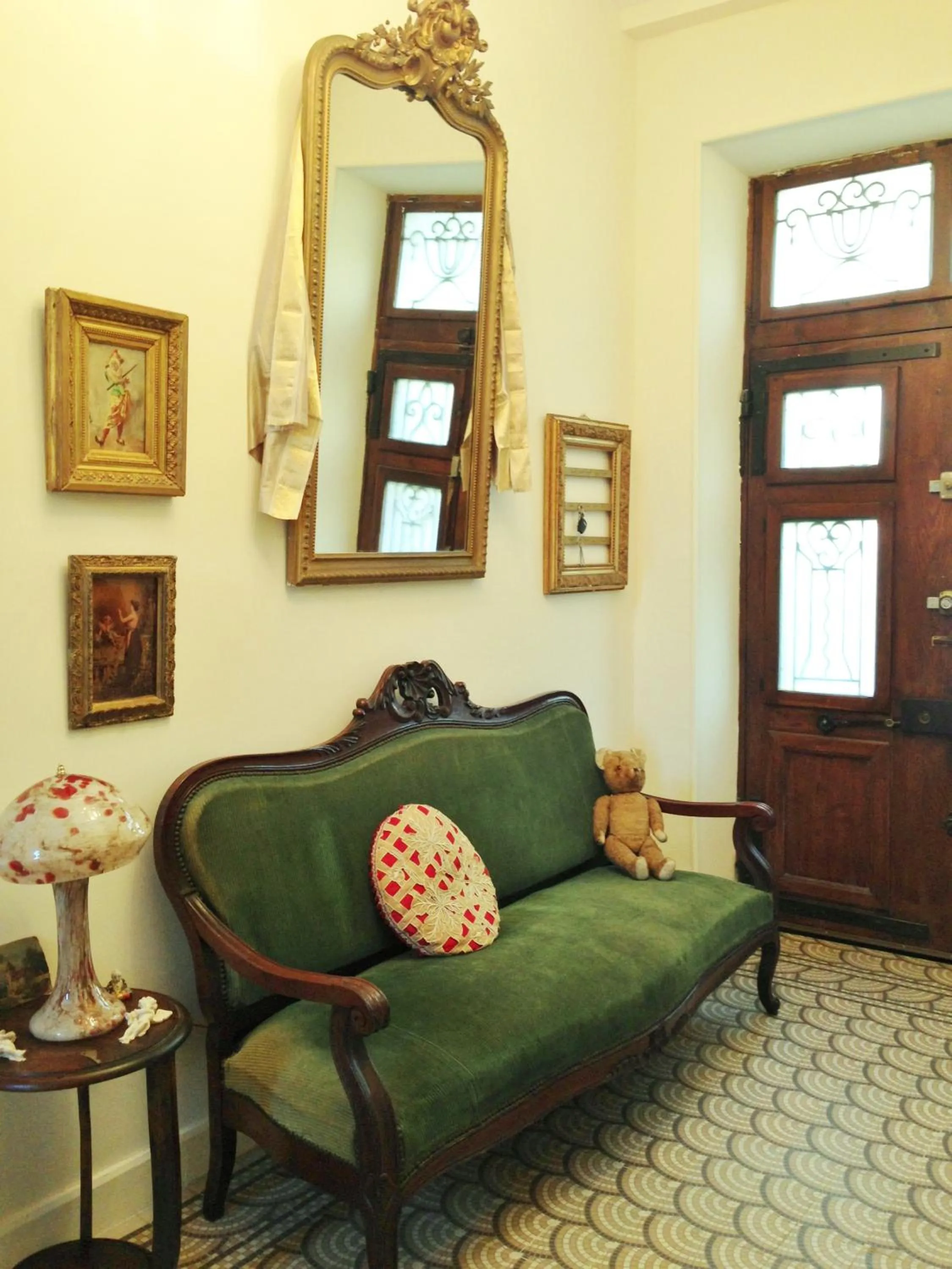 Decorative detail in B&B Villa Regina