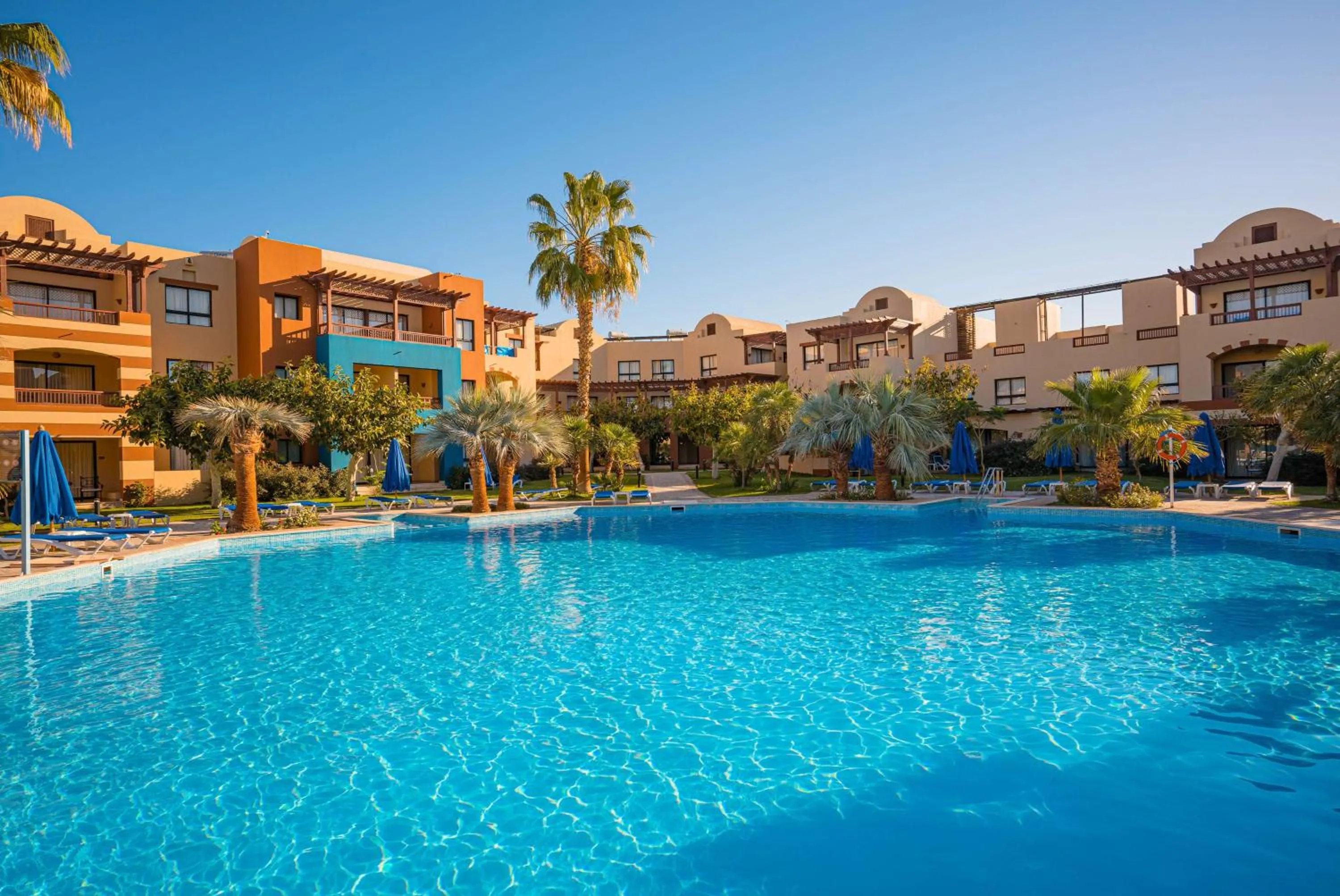 Pool view in Marina Resort Port Ghalib, a member of Radisson Individuals