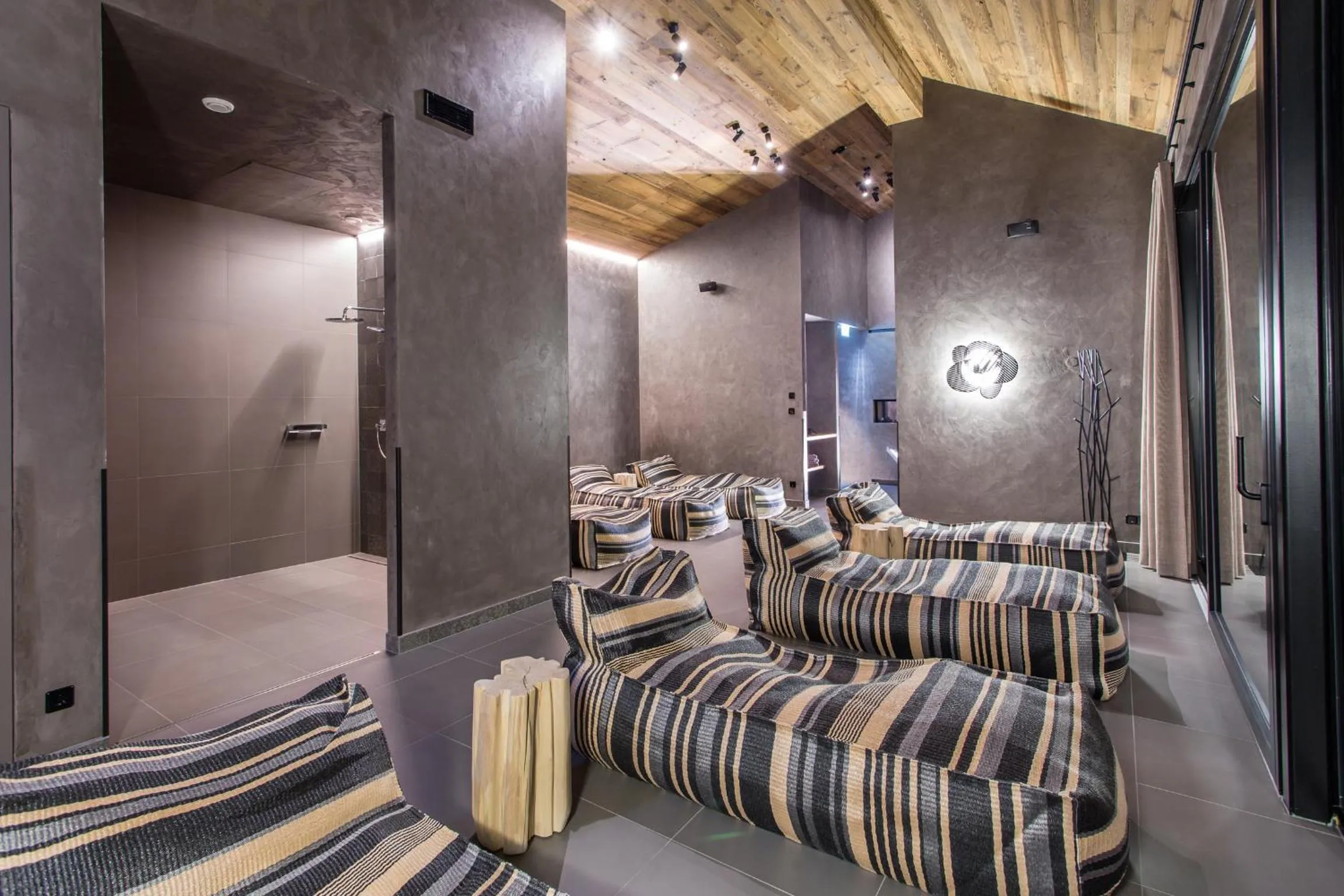 Sauna, Bed in Senses Violett Suites - Adults Only