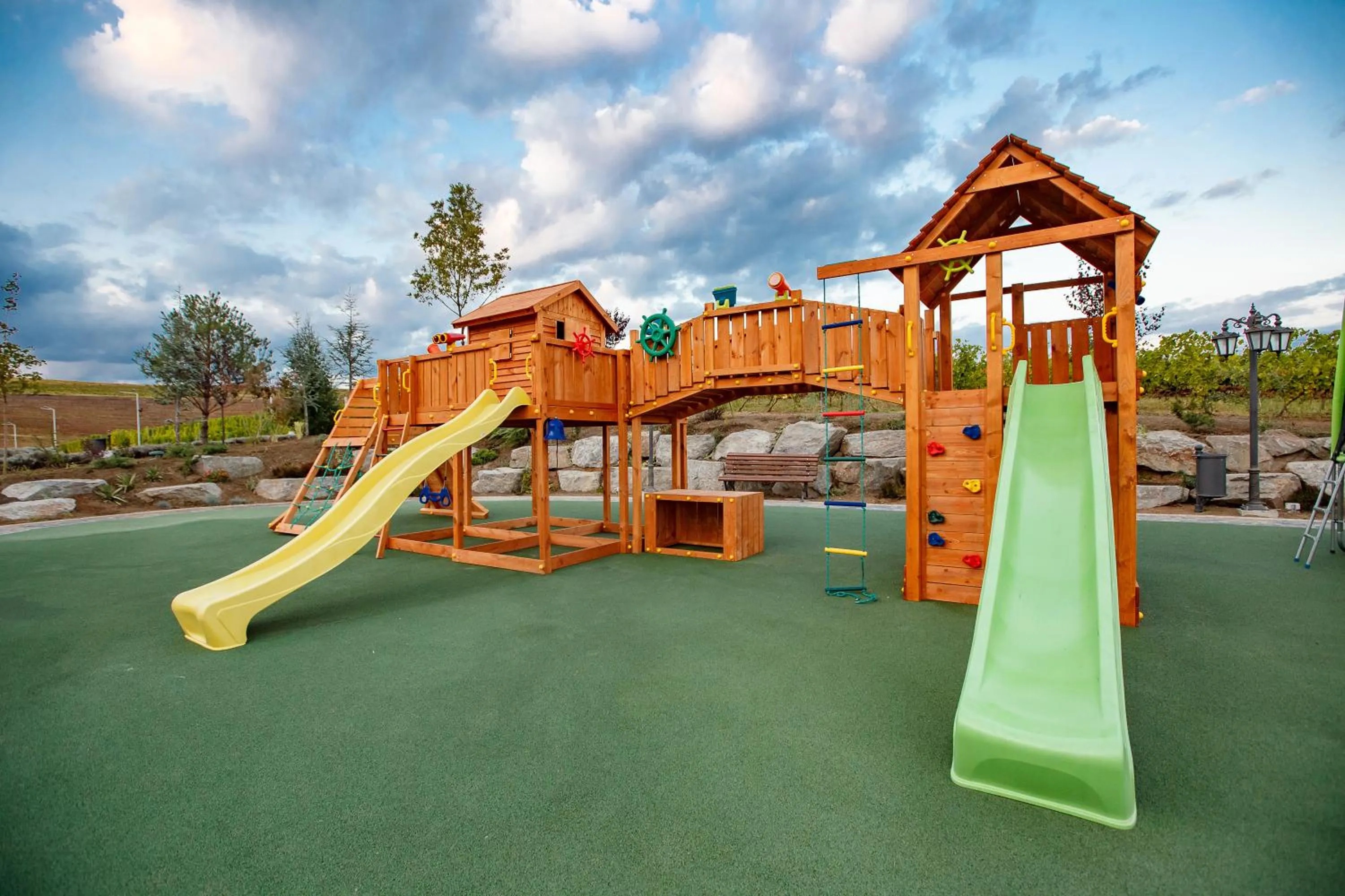 Children play ground in Casa Timiș - Wellness & Spa Resort
