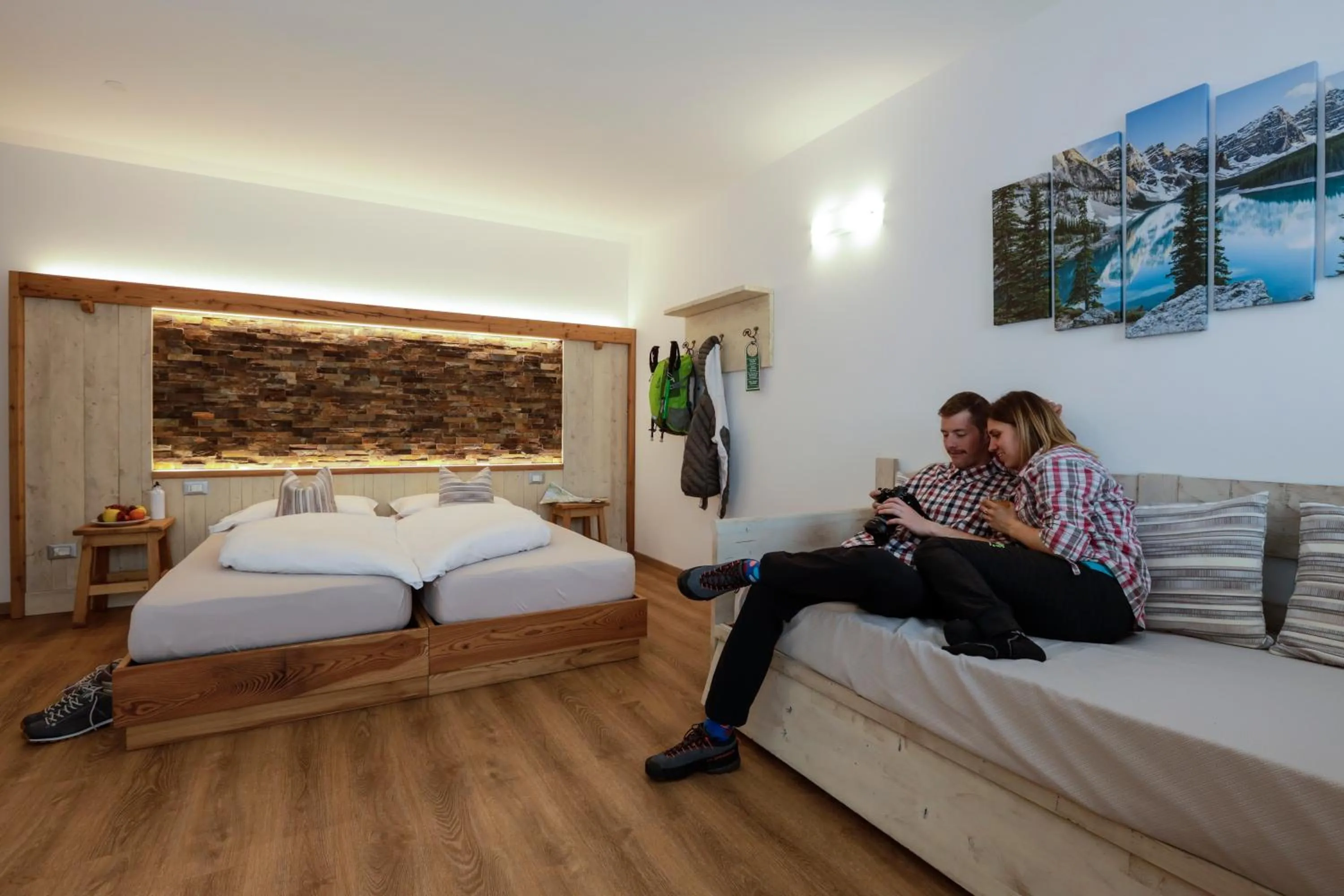 Bed in Garnì & Wellness Anderle