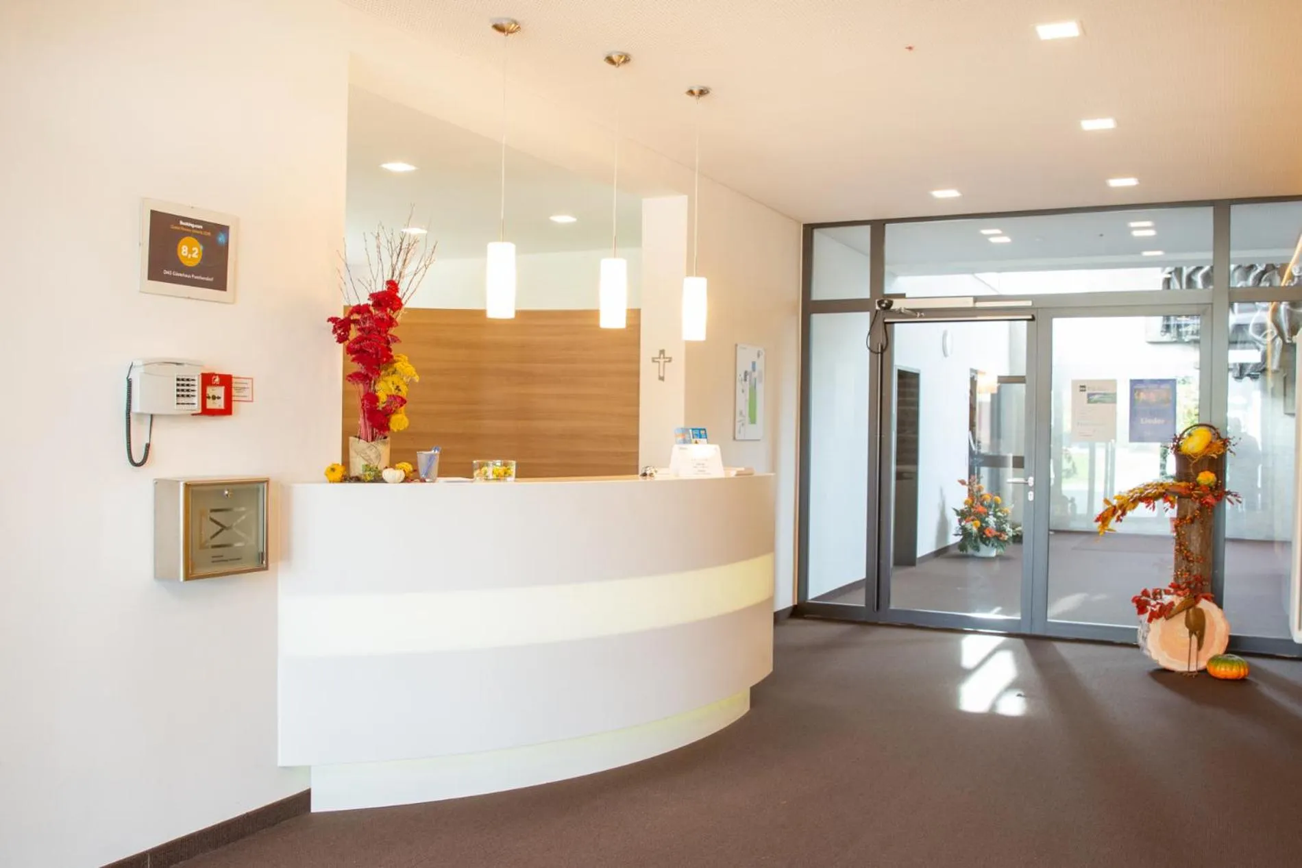 Lobby or reception in Das Gästehaus Puschendorf