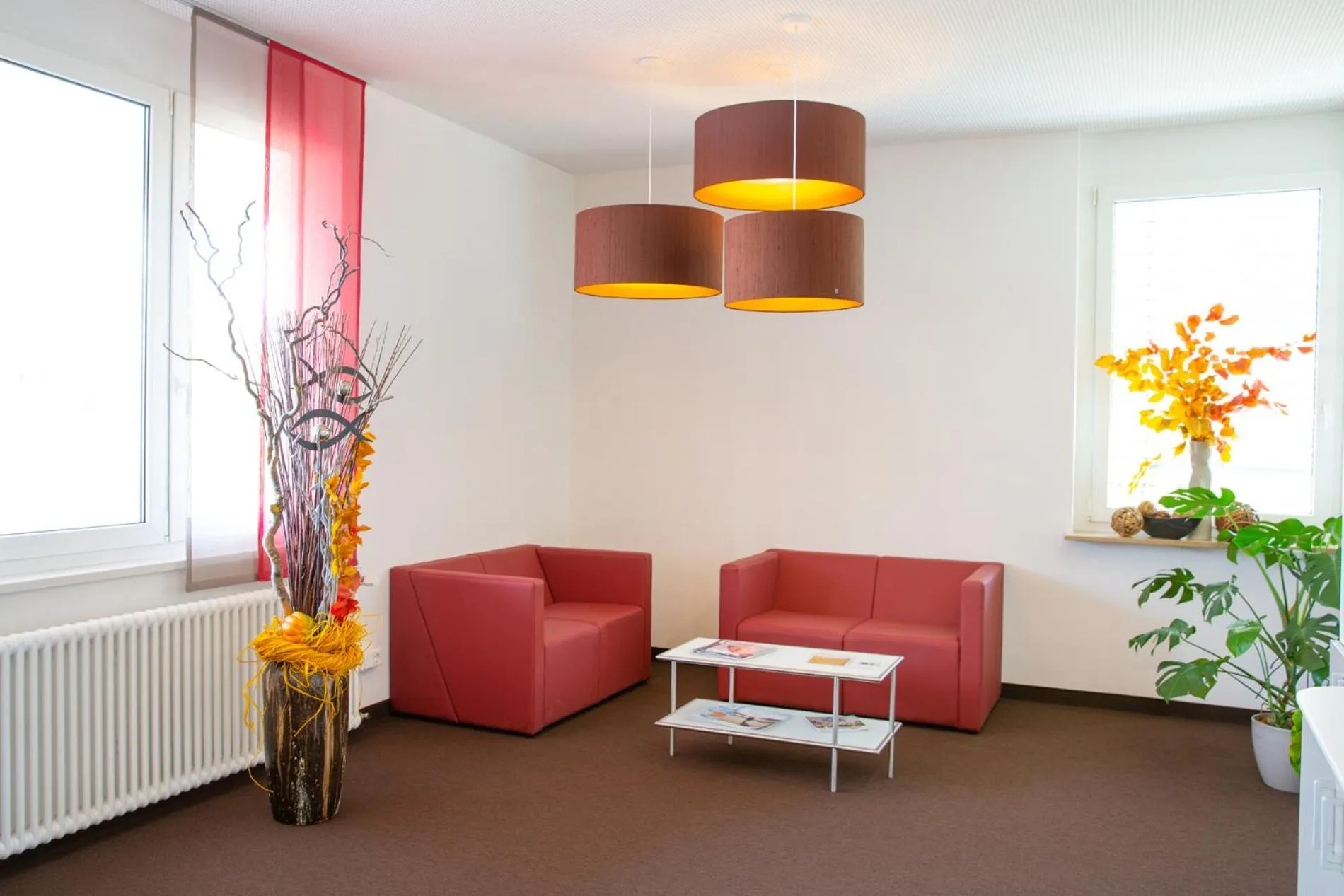 Lobby or reception in Das Gästehaus Puschendorf