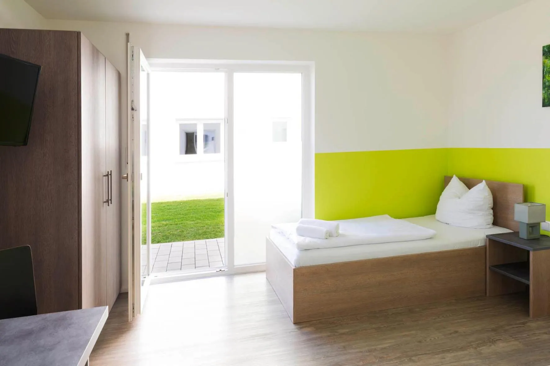 Bed in Green Guest House