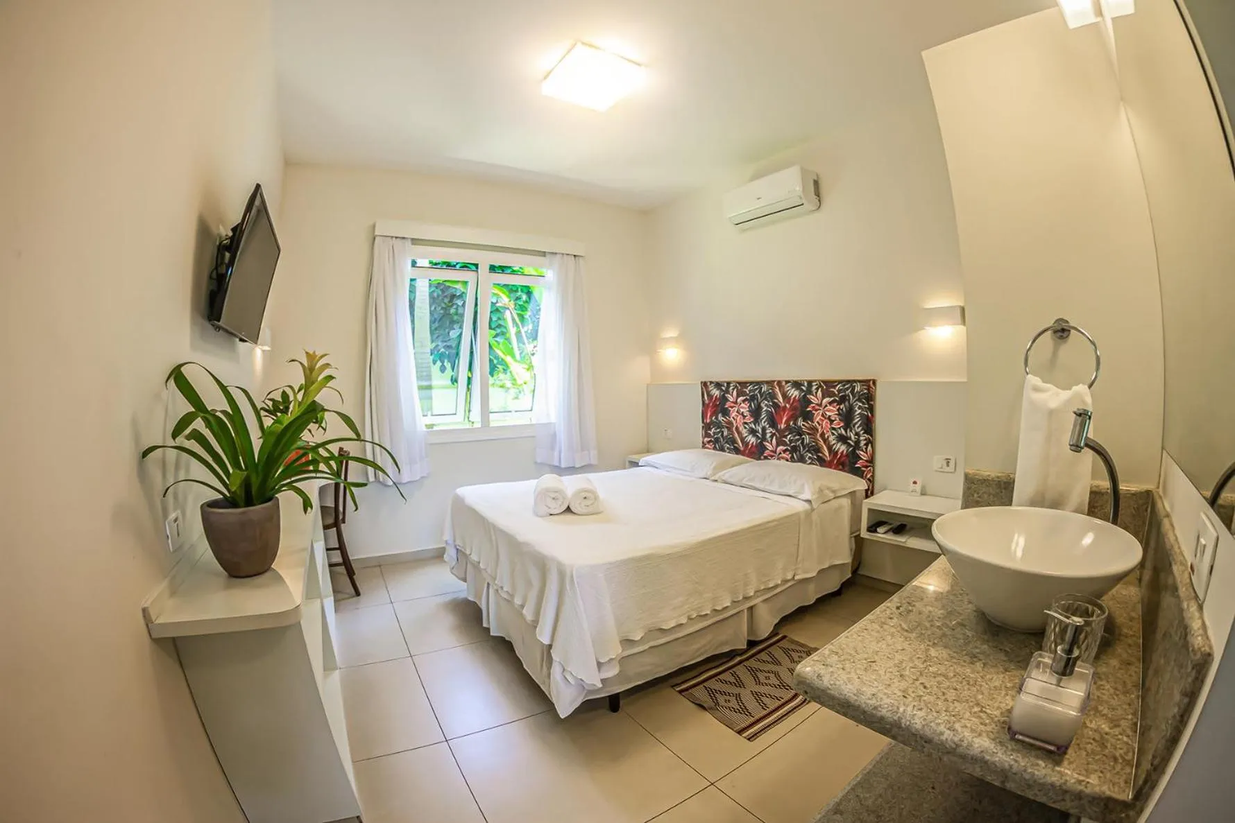 Bedroom, Bed in Pousada Ipê