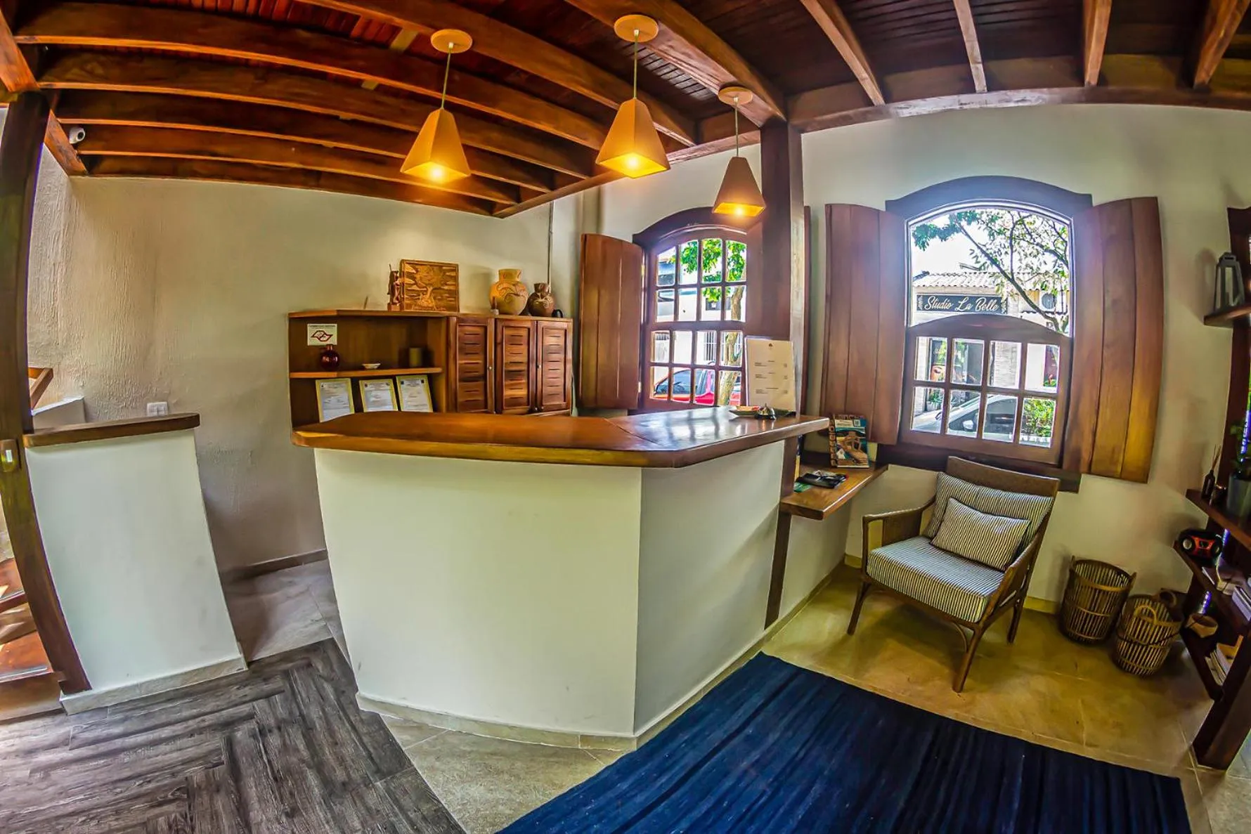 Lobby or reception in Pousada Ipê