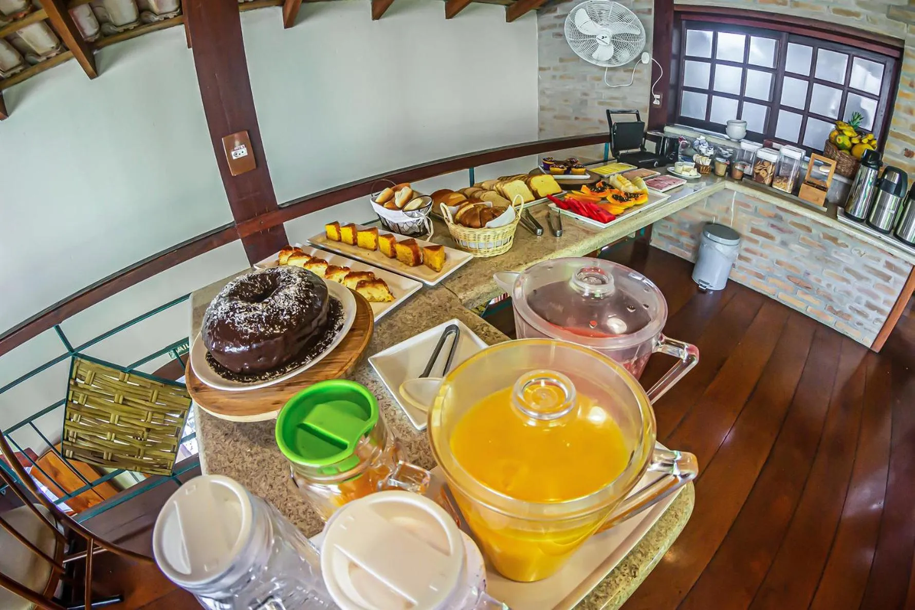 Breakfast in Pousada Ipê