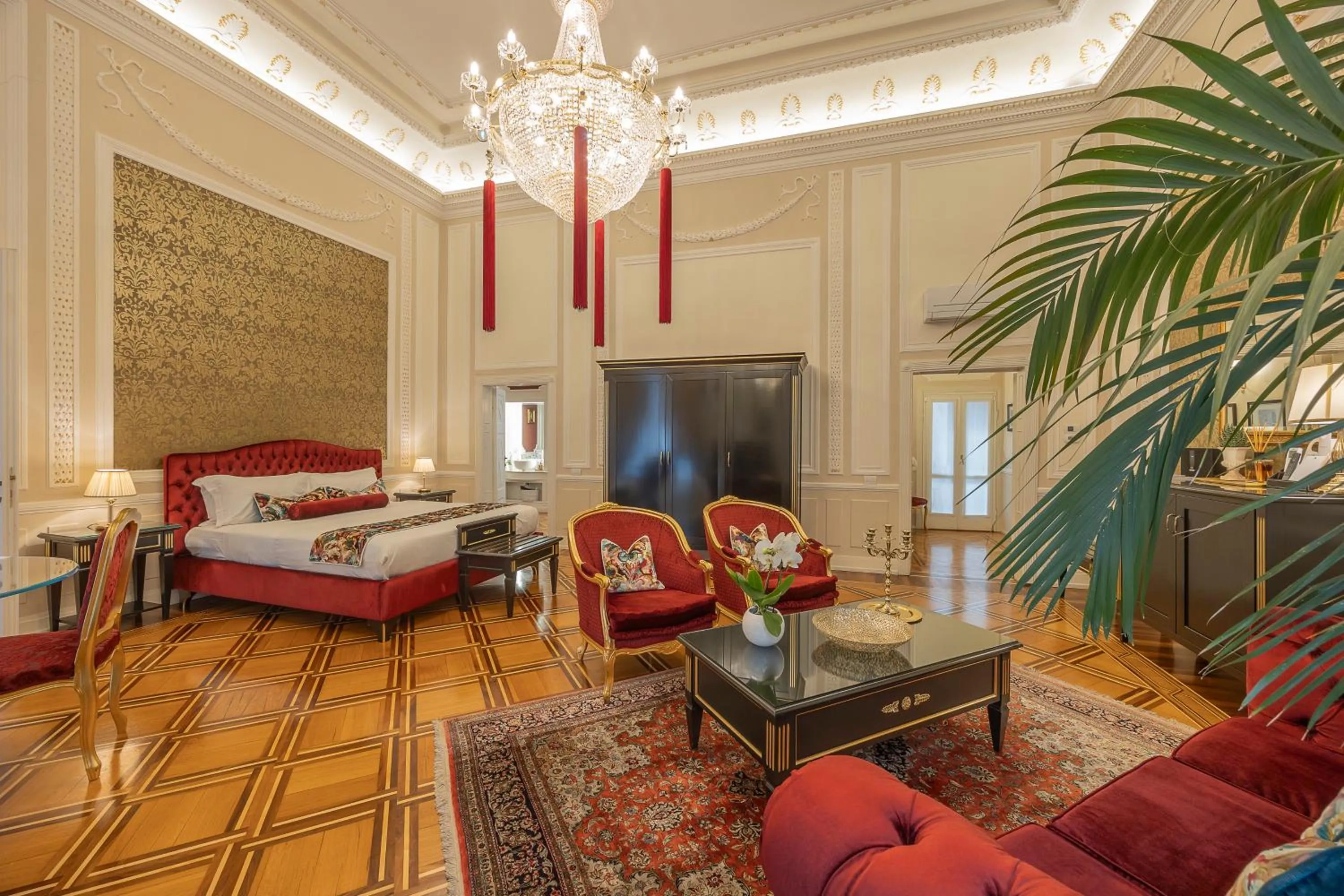 Bed in Palazzo Monga Boutique Guesthouse