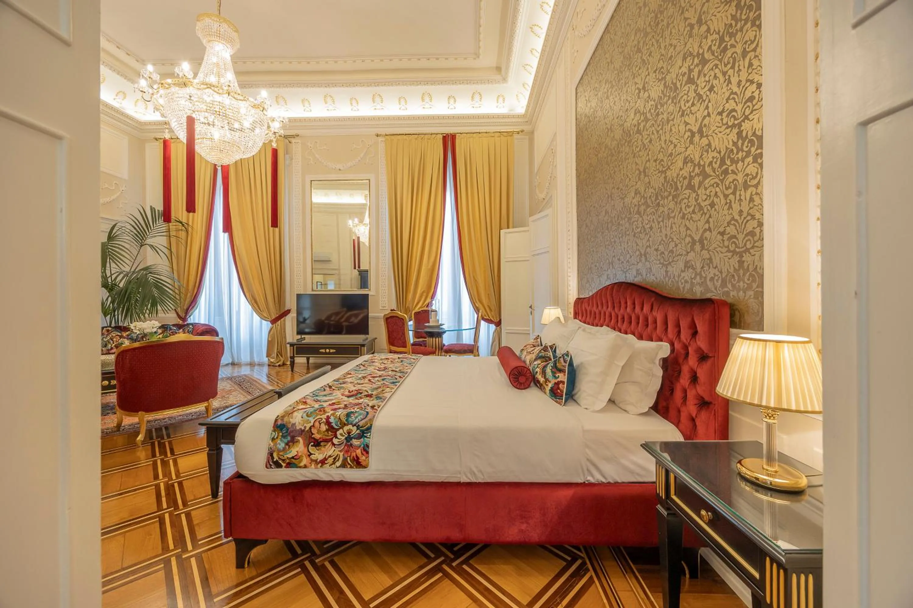 Bed in Palazzo Monga Boutique Guesthouse