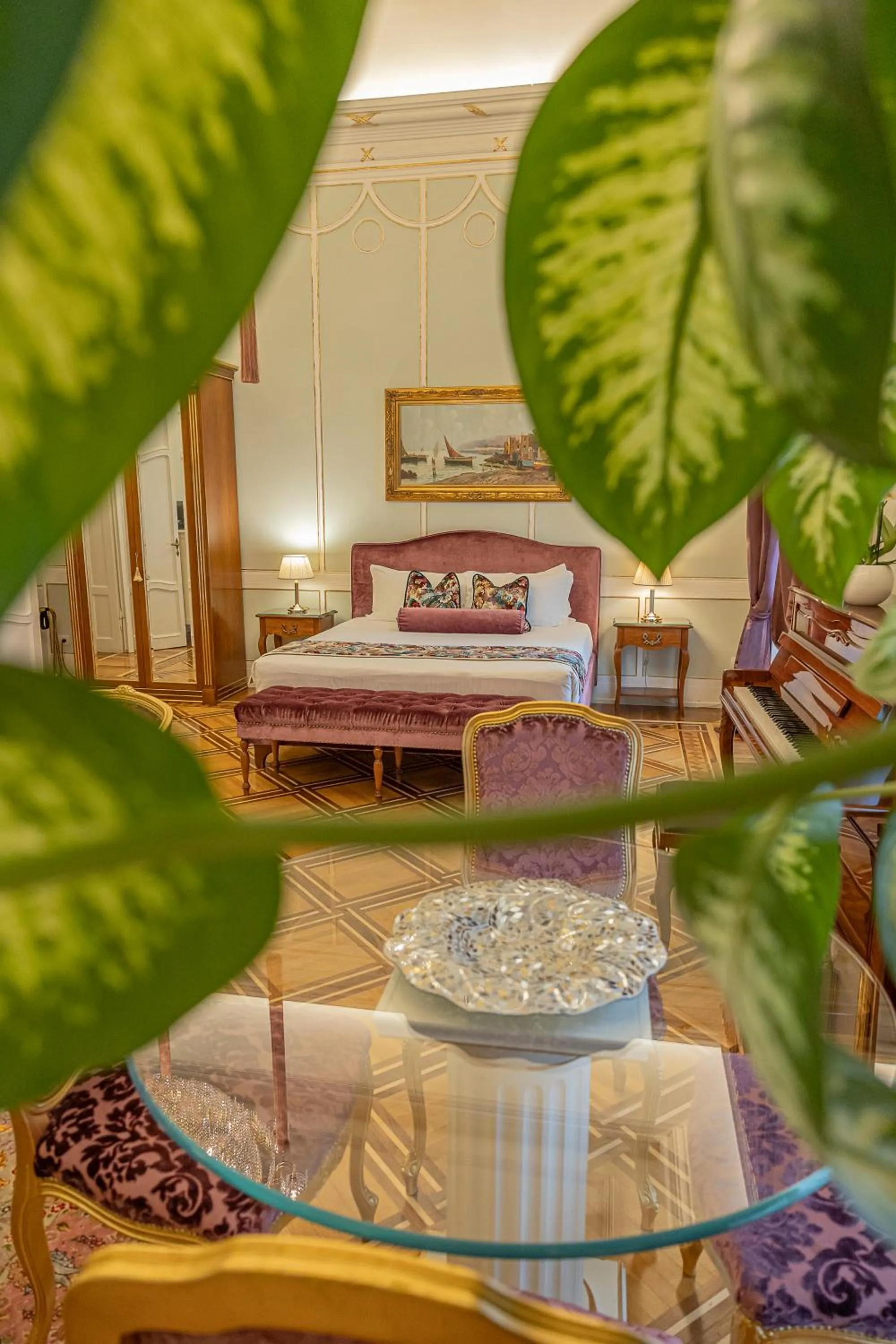 Bed in Palazzo Monga Boutique Guesthouse