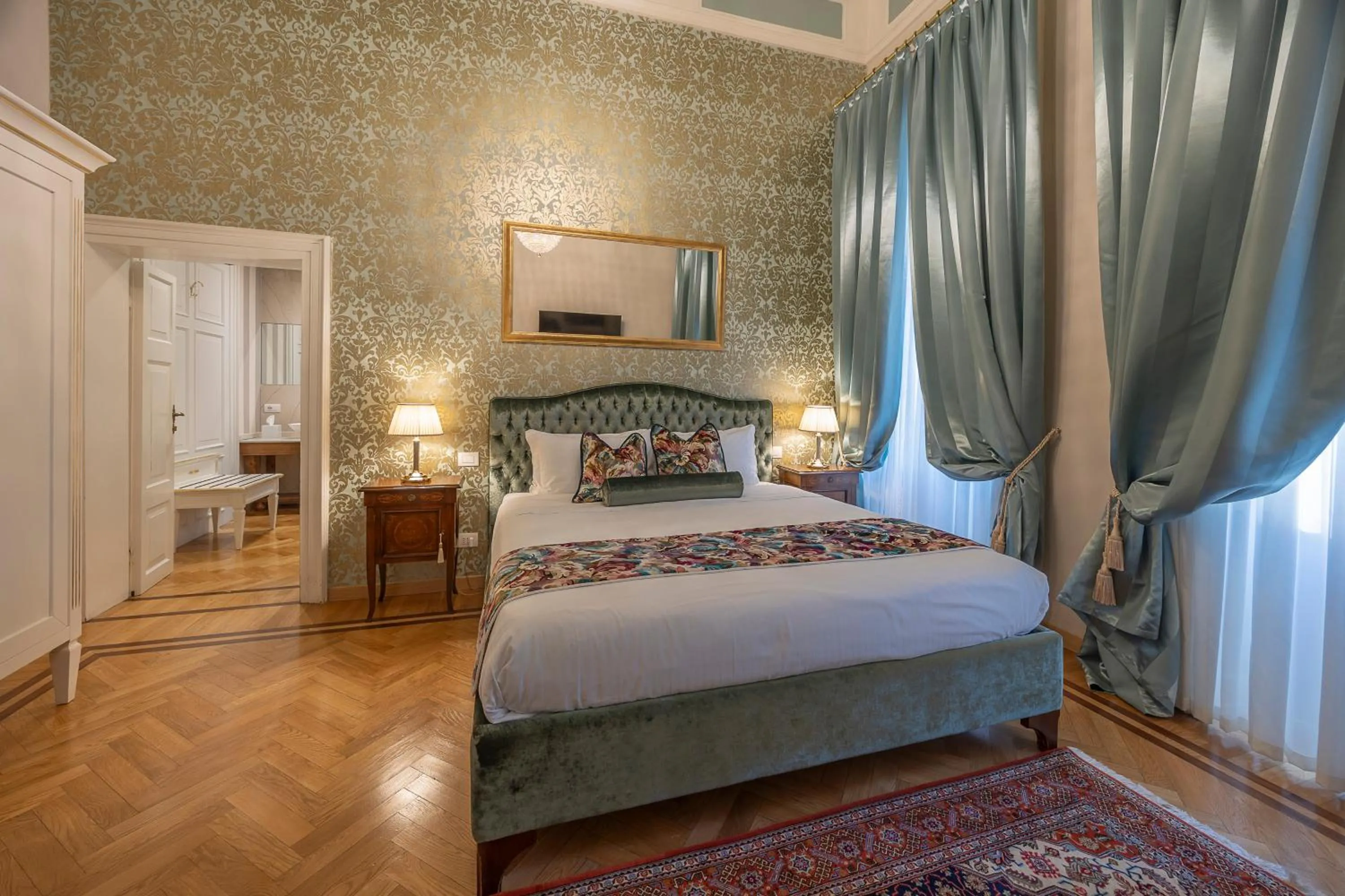 Bed in Palazzo Monga Boutique Guesthouse