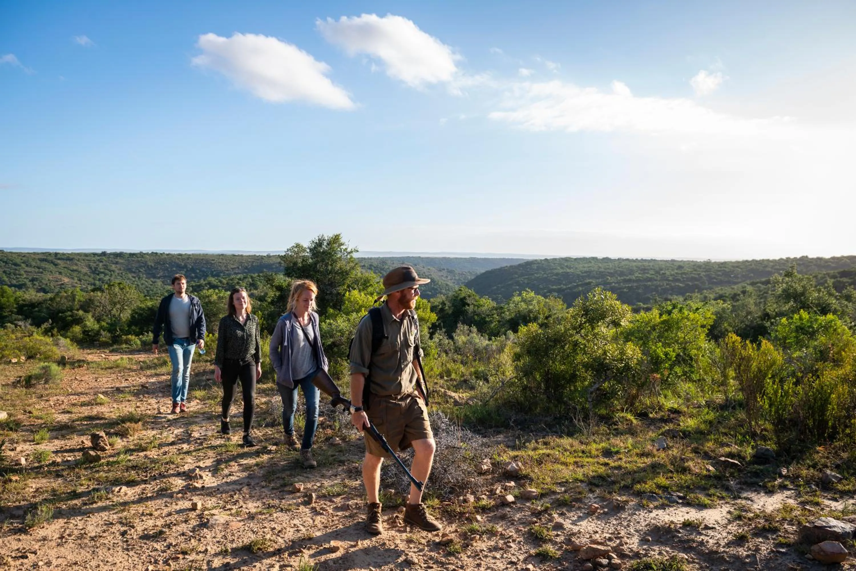 People in Addo Elephant Safari Lodge - Bellevue Forest Reserve