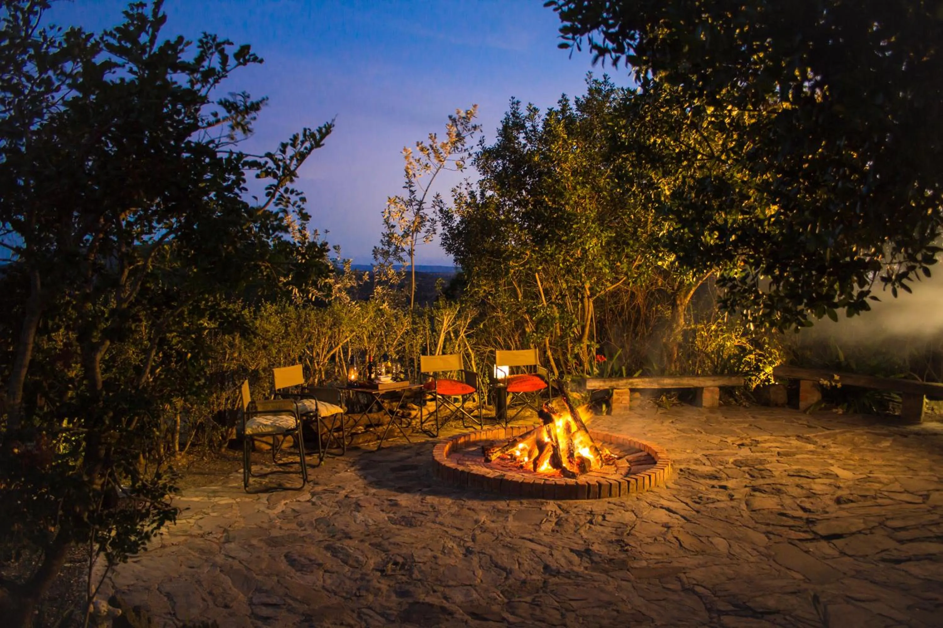 BBQ facilities in Addo Elephant Safari Lodge - Bellevue Forest Reserve