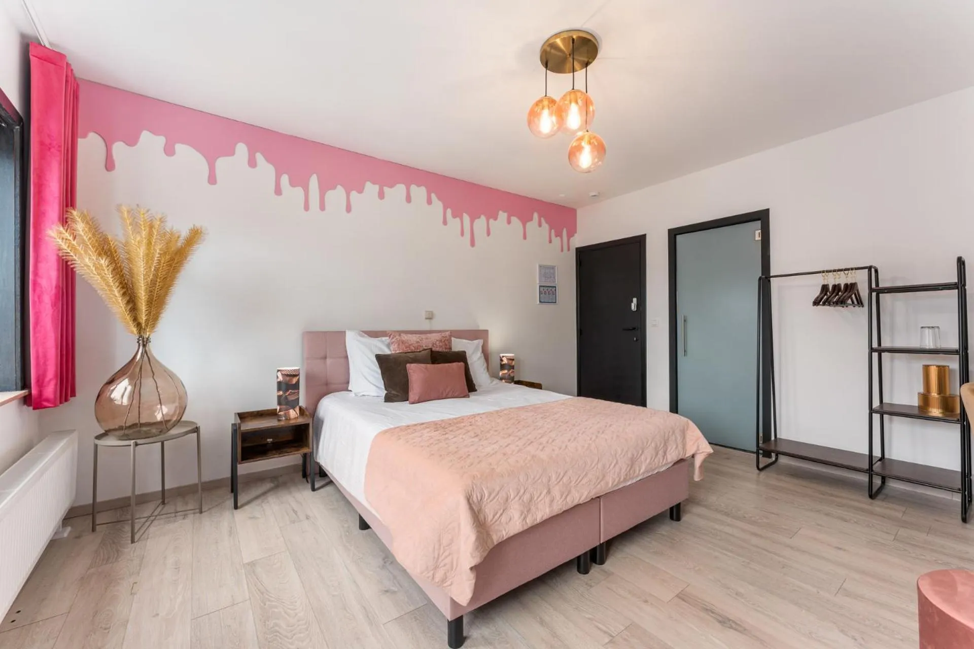 Bed in The Chocolate Suites