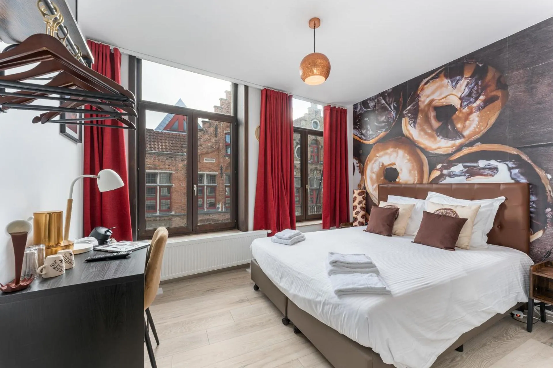 Photo of the whole room, Bed in The Chocolate Suites