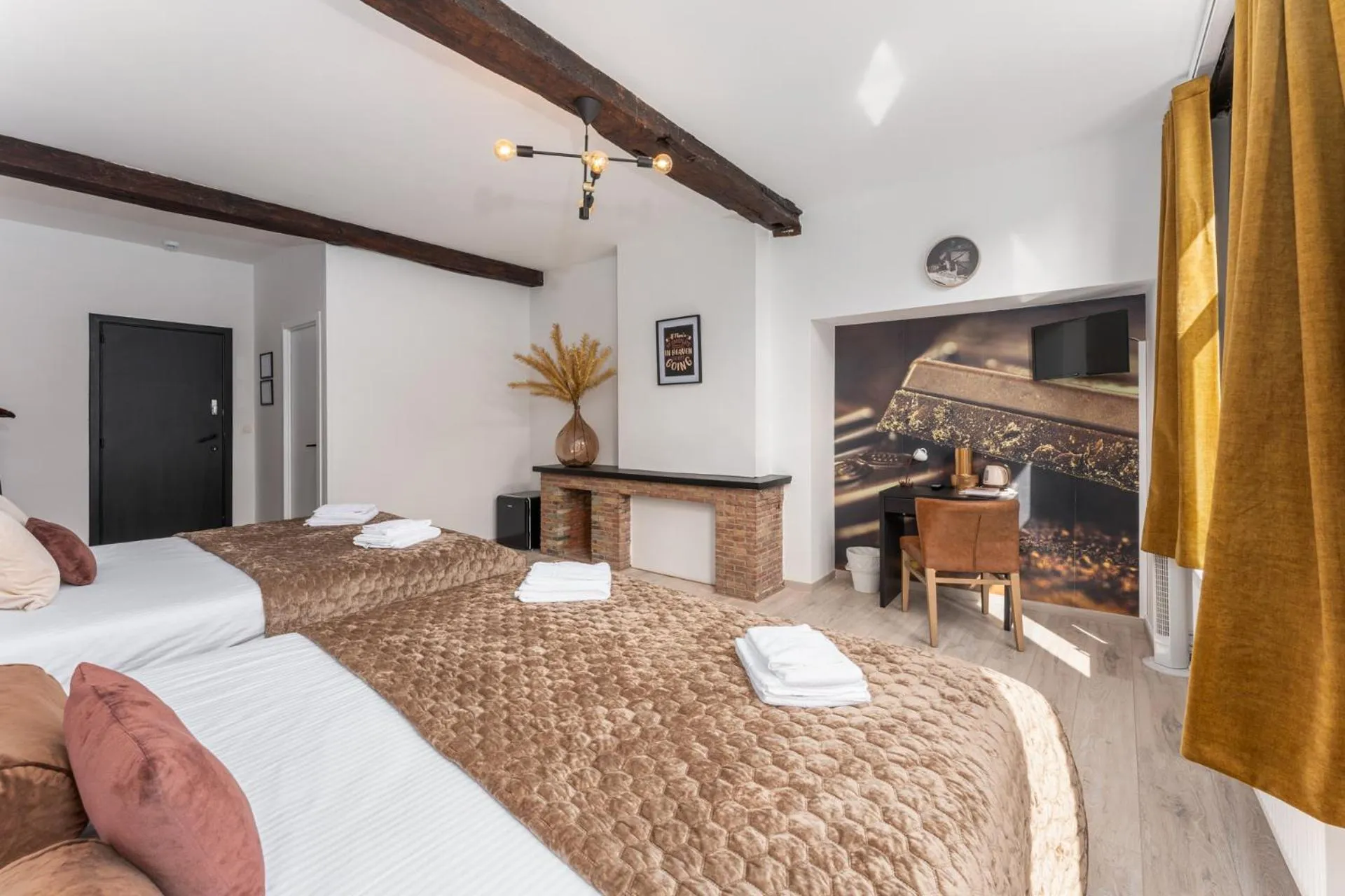 Photo of the whole room, Bed in The Chocolate Suites