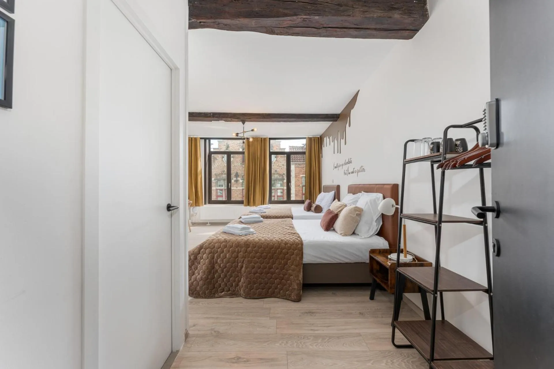 Photo of the whole room, Bed in The Chocolate Suites