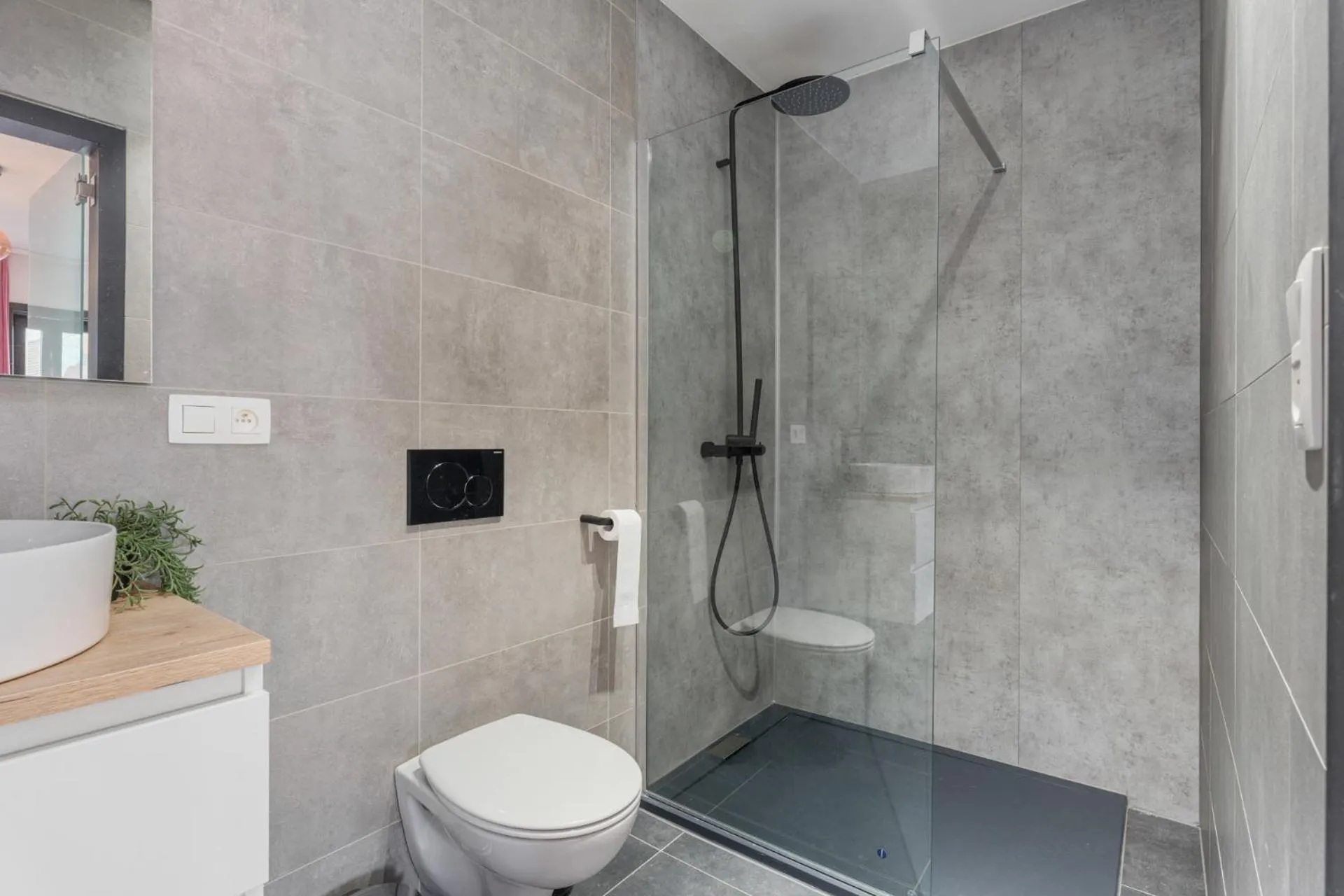 Shower in The Chocolate Suites